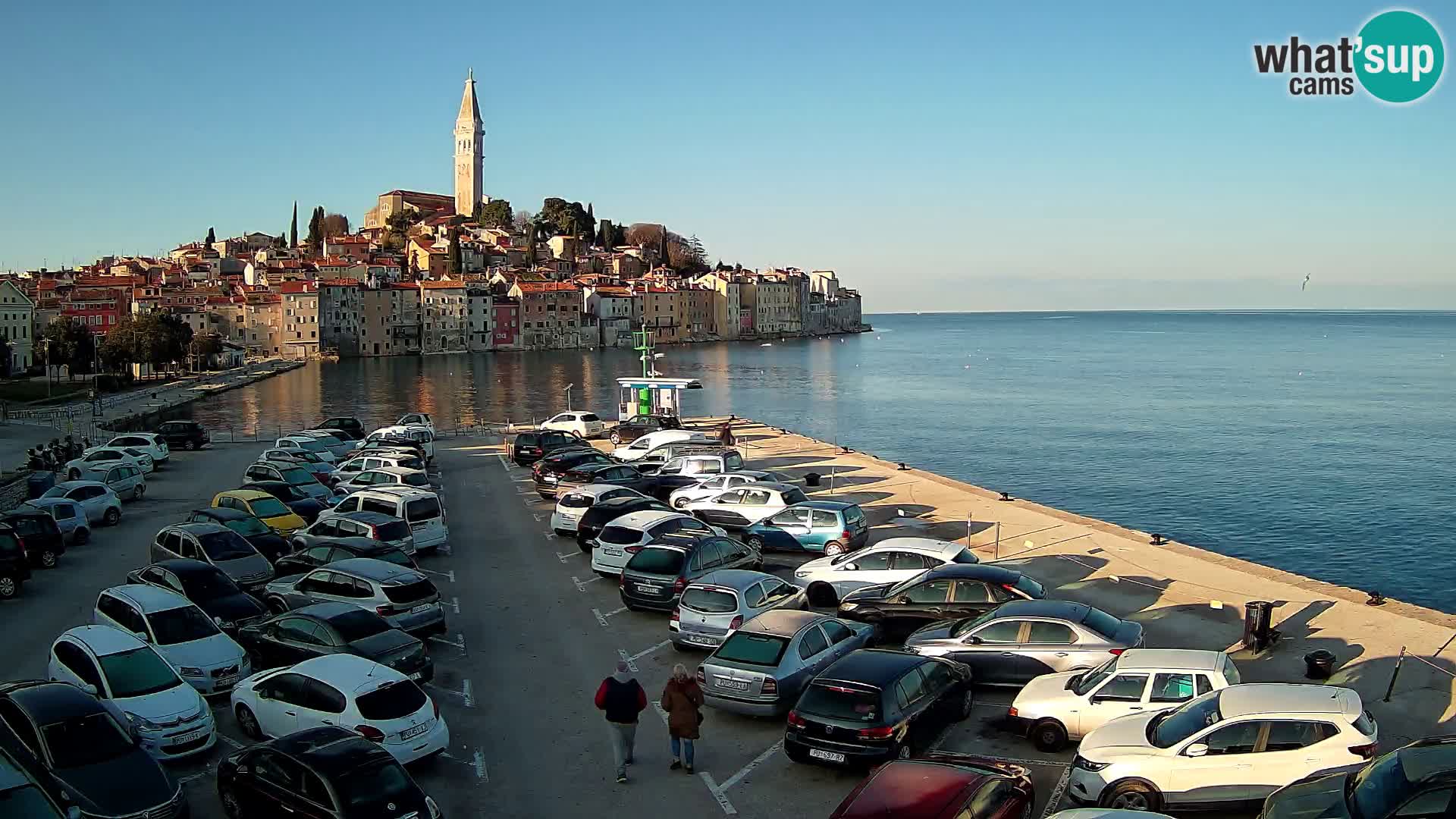 Web kamera Rovinj panorama grada