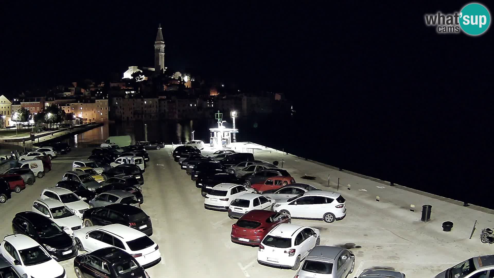 Spletna kamera Rovinj panorama mesta | Istra