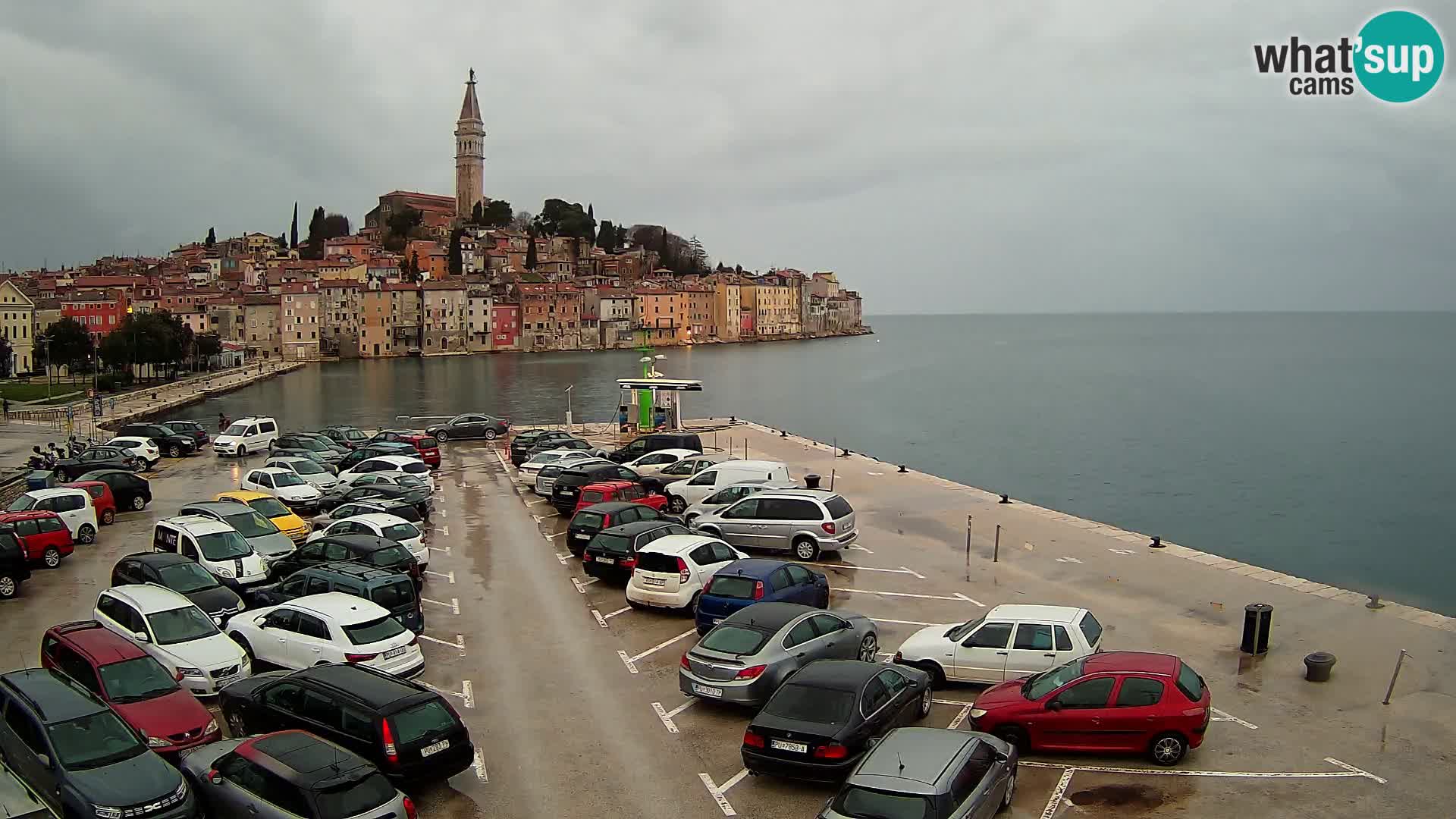 Webcam live Rovinj panorama de la ville | Istrie