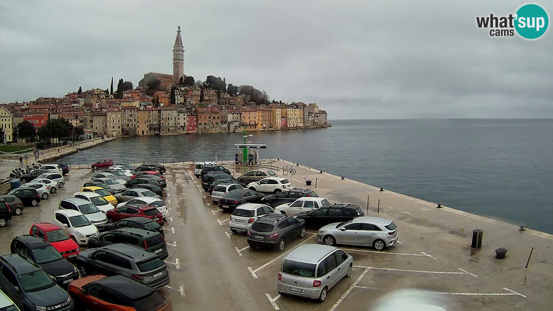 Webcam live Rovinj panorama de la ville | Istrie