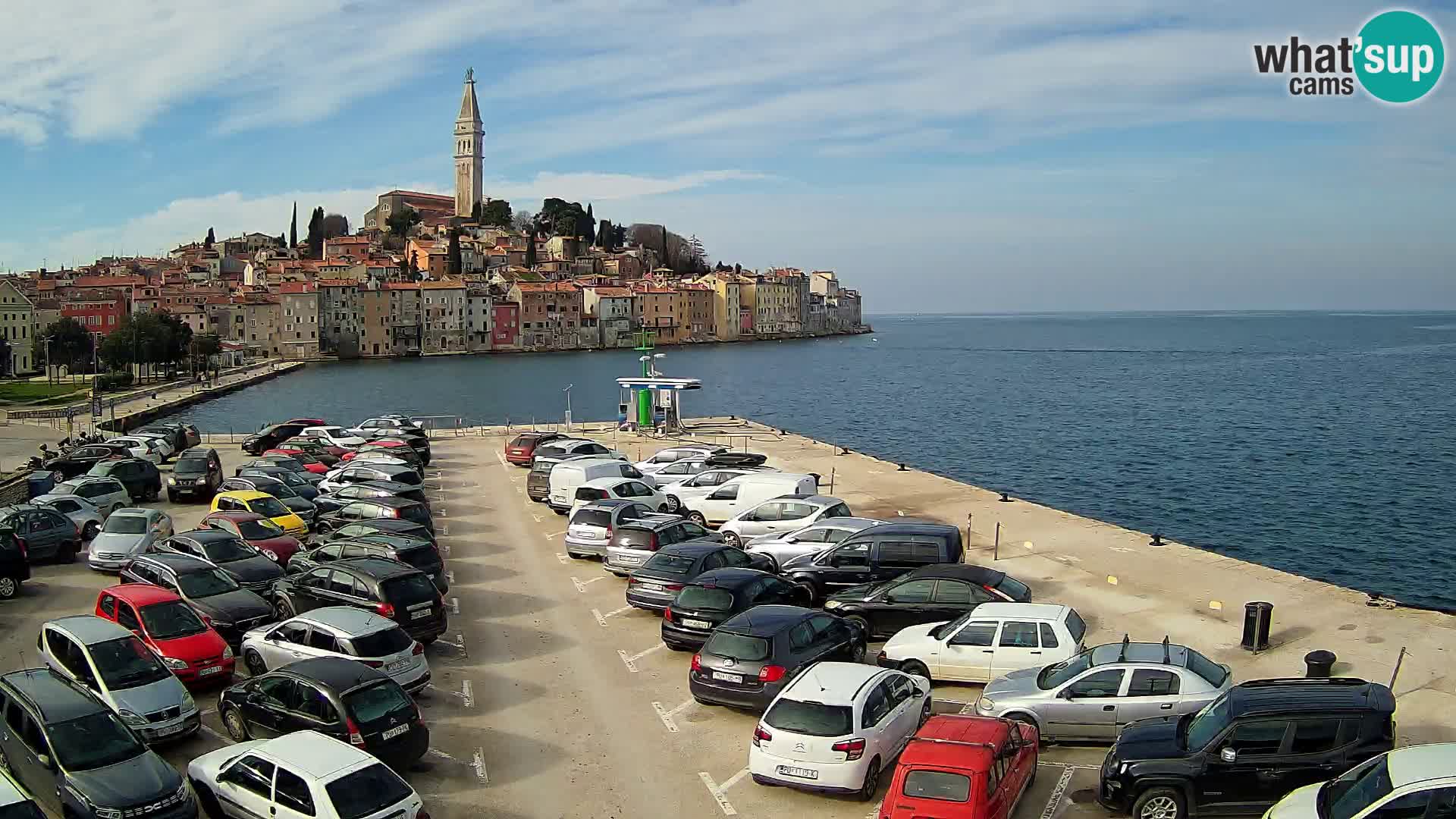 Webcam Rovinj panorama de la ciudad | Istria
