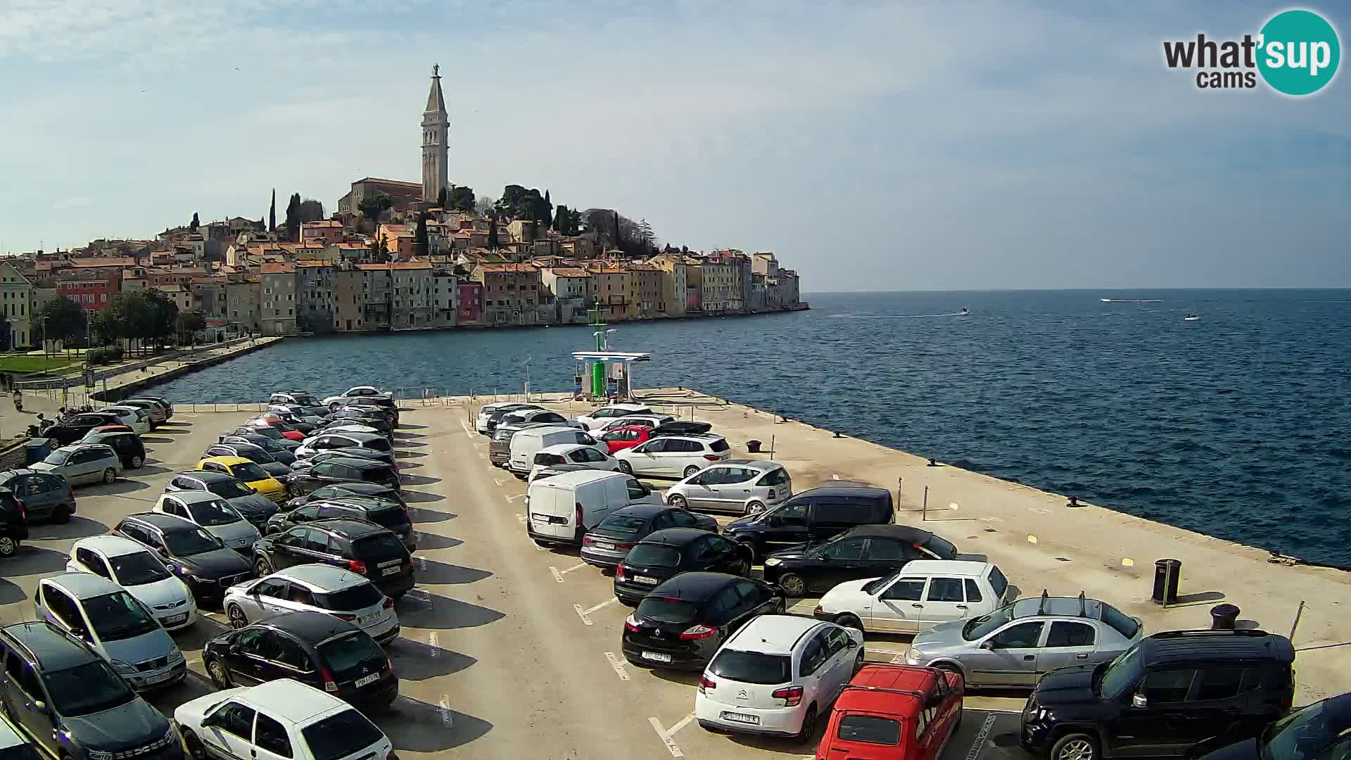 Web kamera Rovinj panorama grada