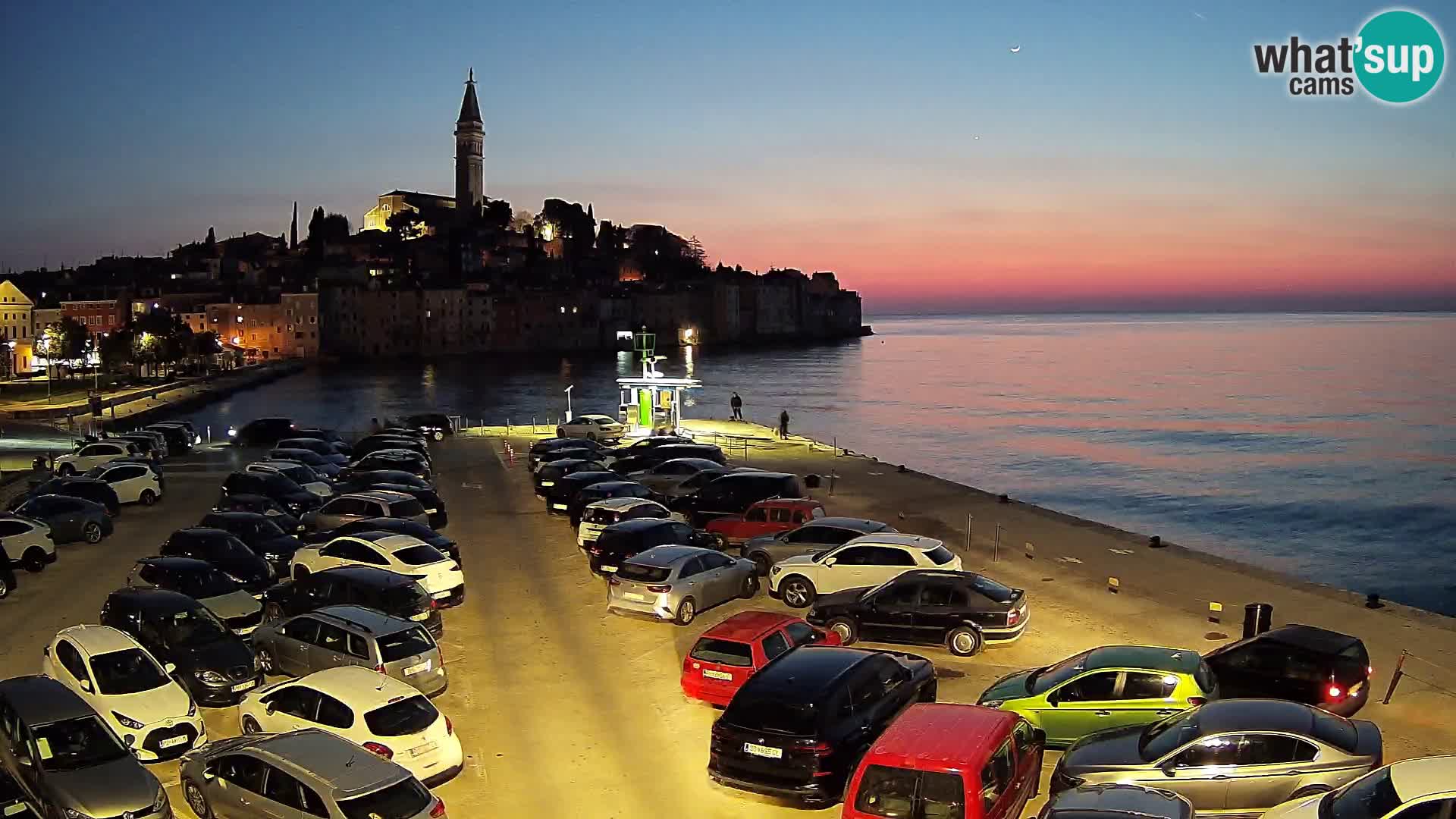 Webcam Rovinj panorama de la ciudad | Istria