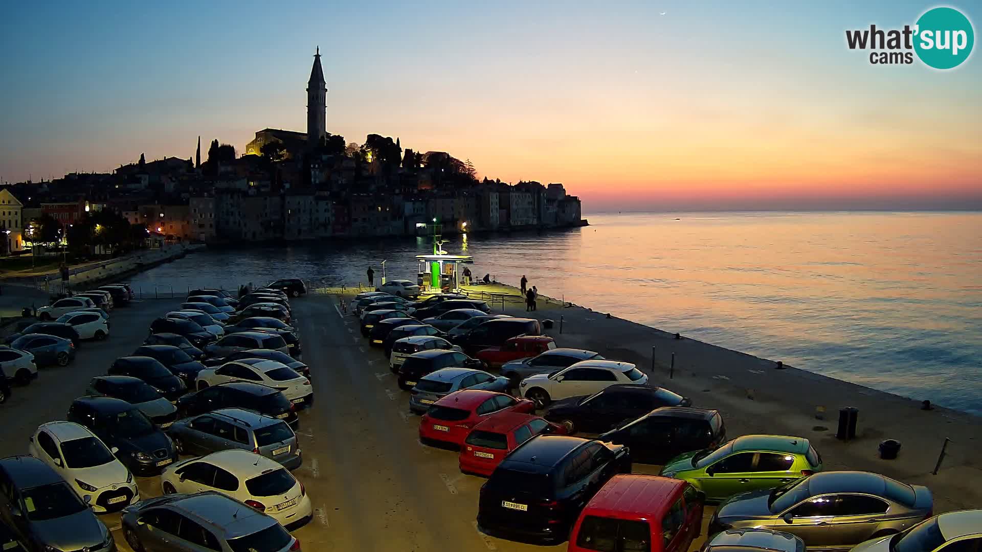 Webcam live Rovinj panorama de la ville | Istrie