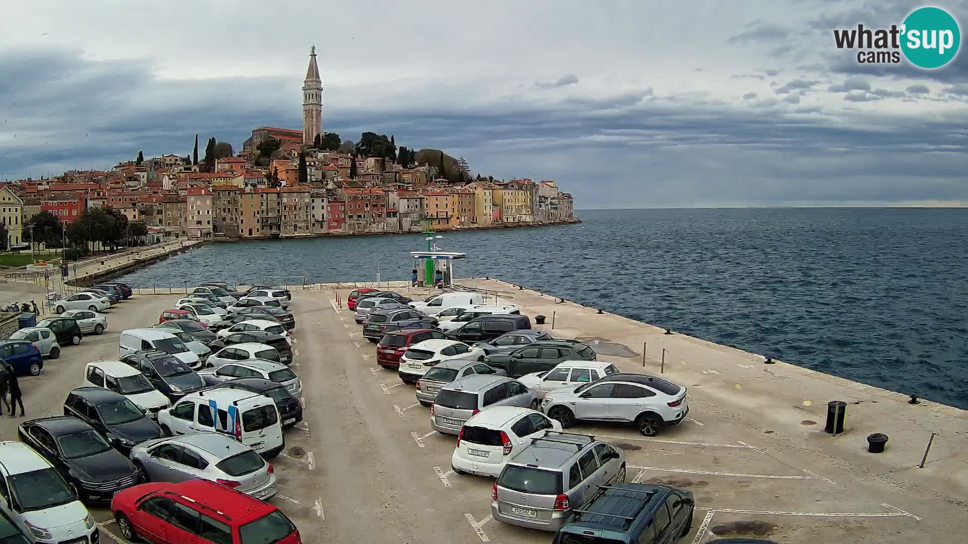 Webcam live Rovinj panorama de la ville | Istrie