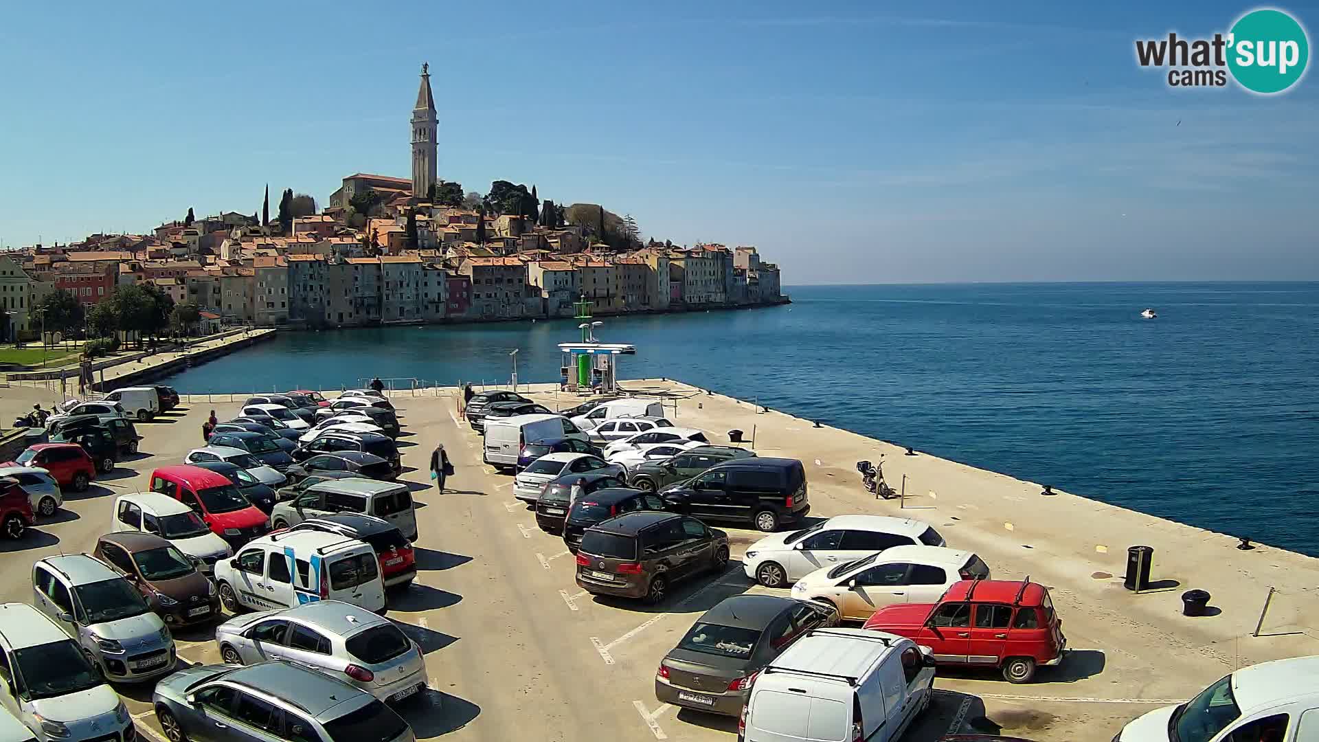 Web kamera Rovinj panorama grada
