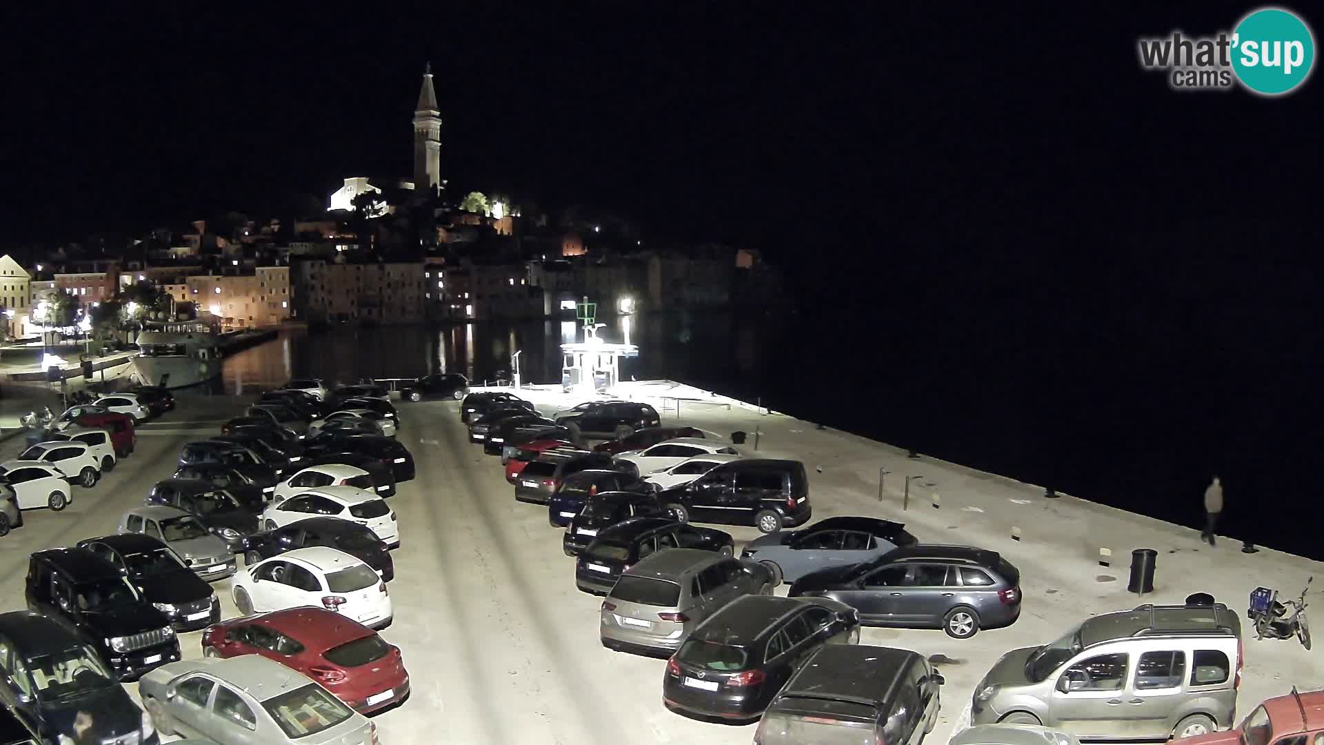 Spletna kamera Rovinj panorama mesta | Istra