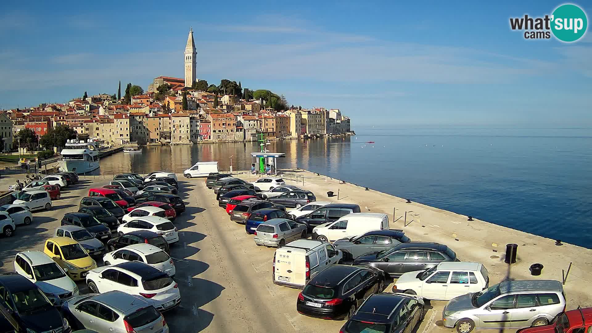 Webcam Rovinj panorama de la ciudad | Istria