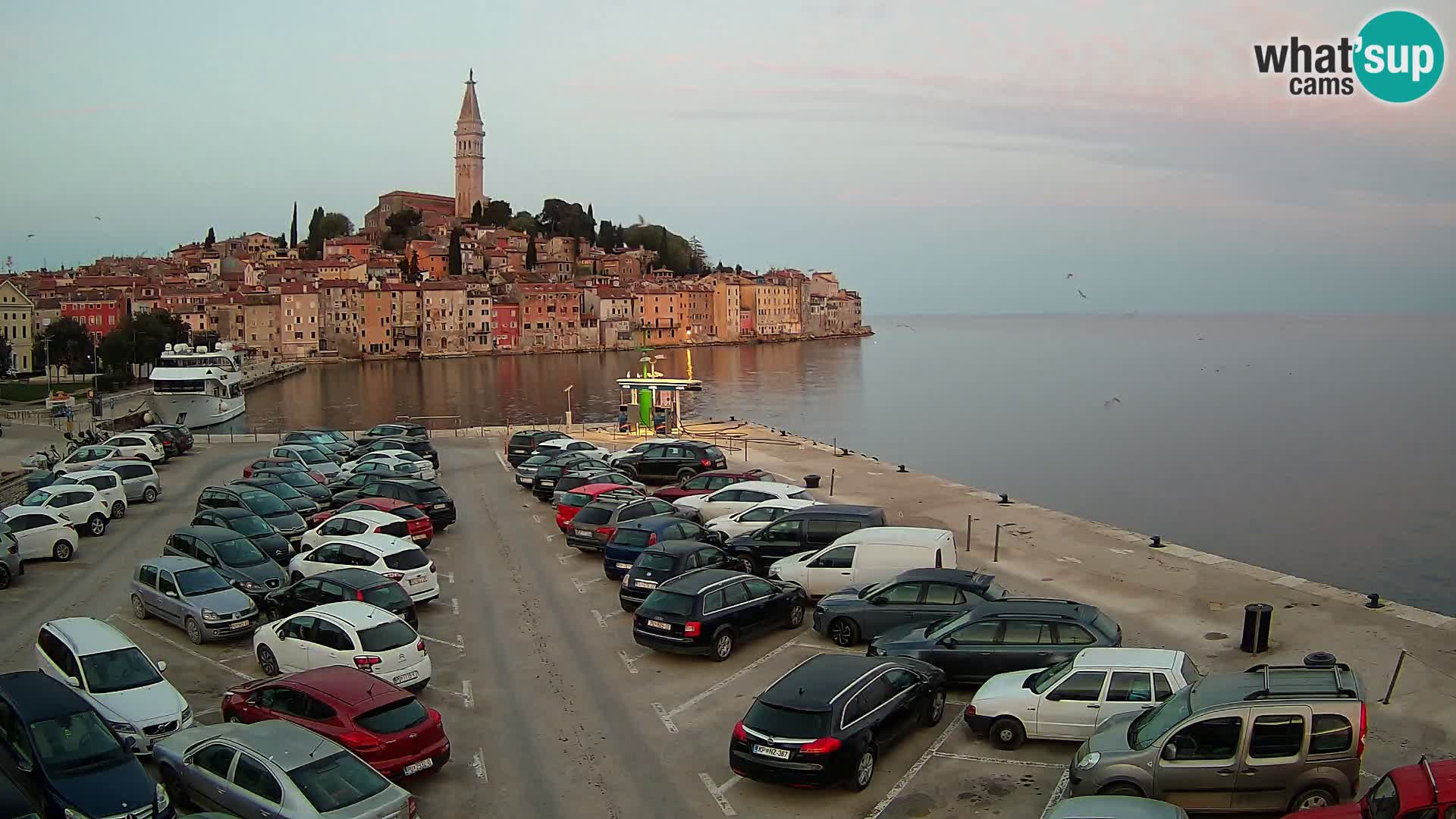 Web kamera Rovinj panorama grada