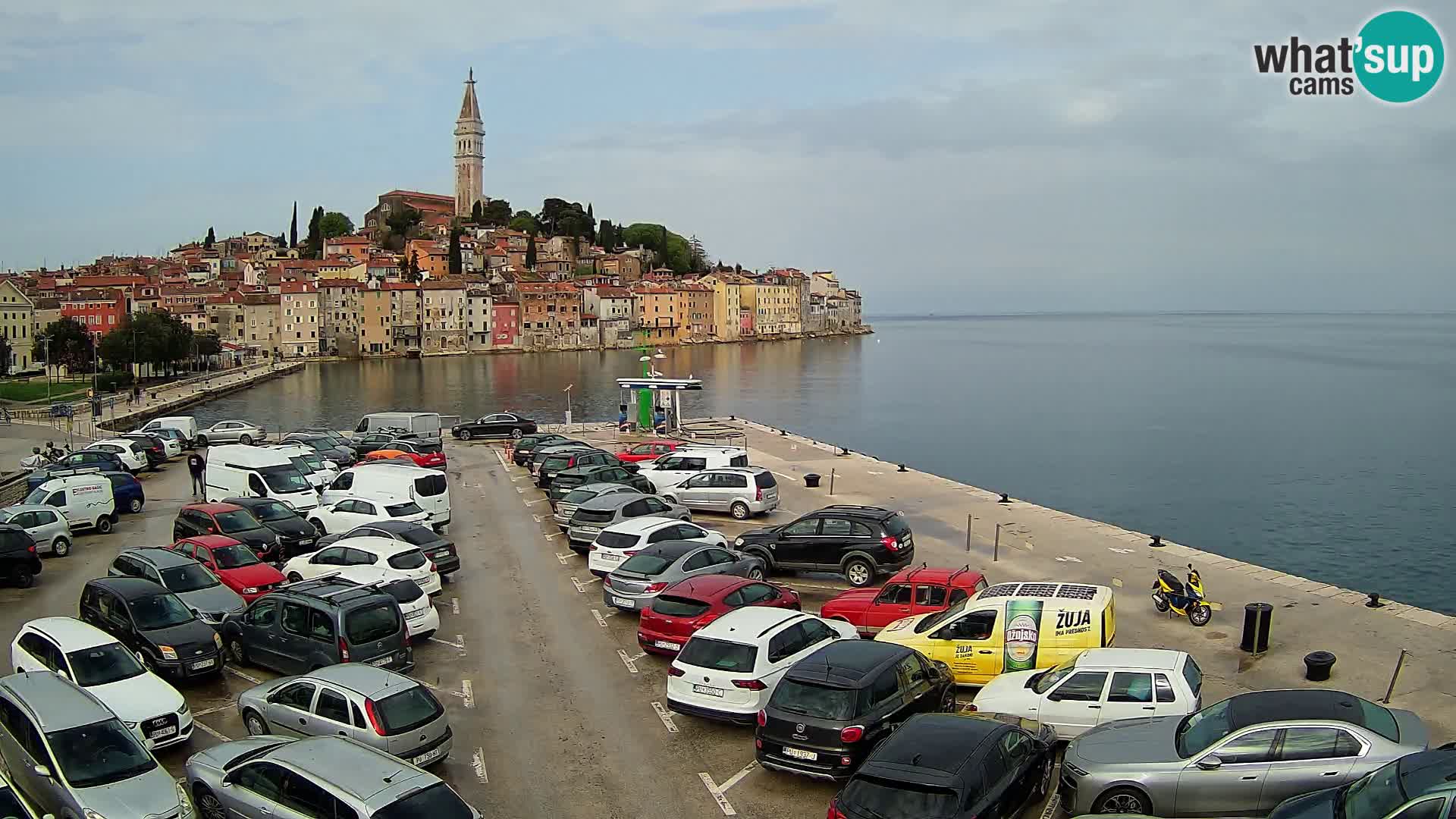 Web kamera Rovinj panorama grada