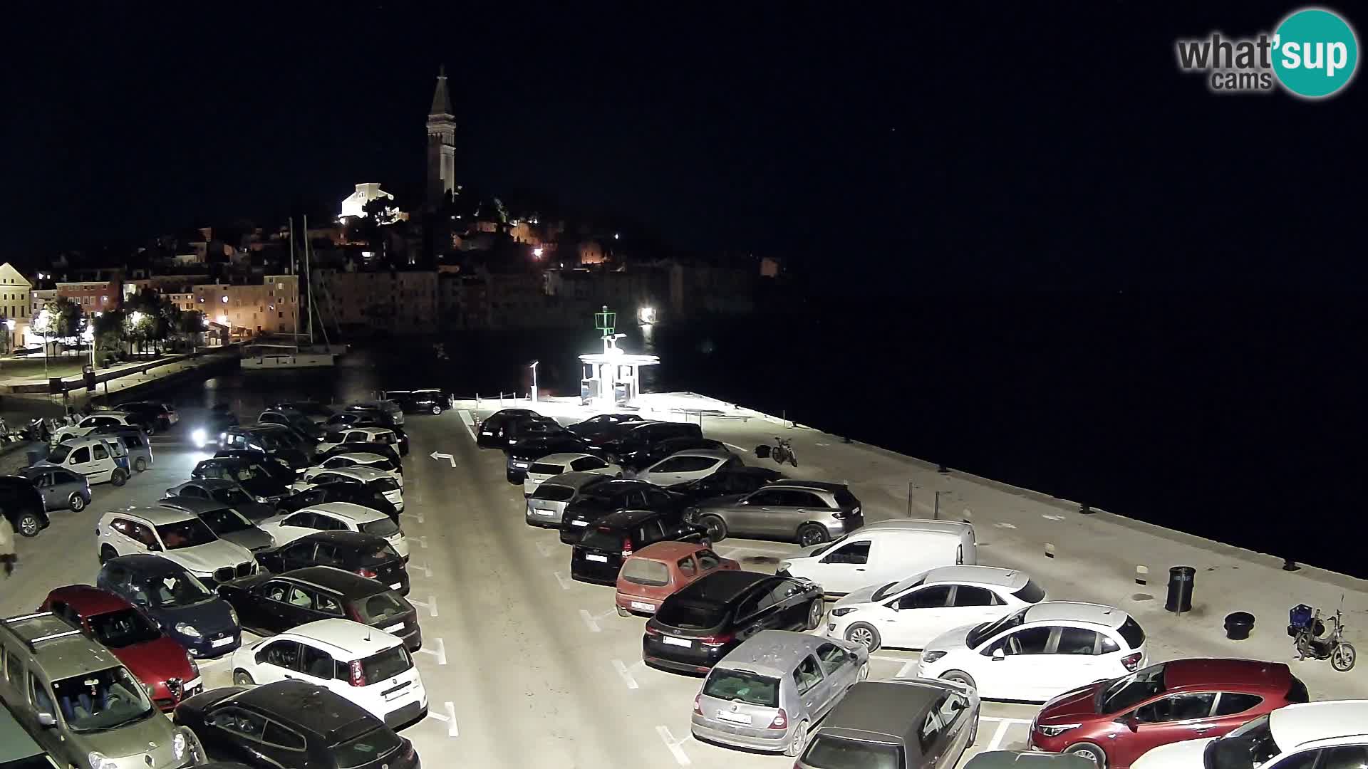 Webcam live Rovinj panorama de la ville | Istrie