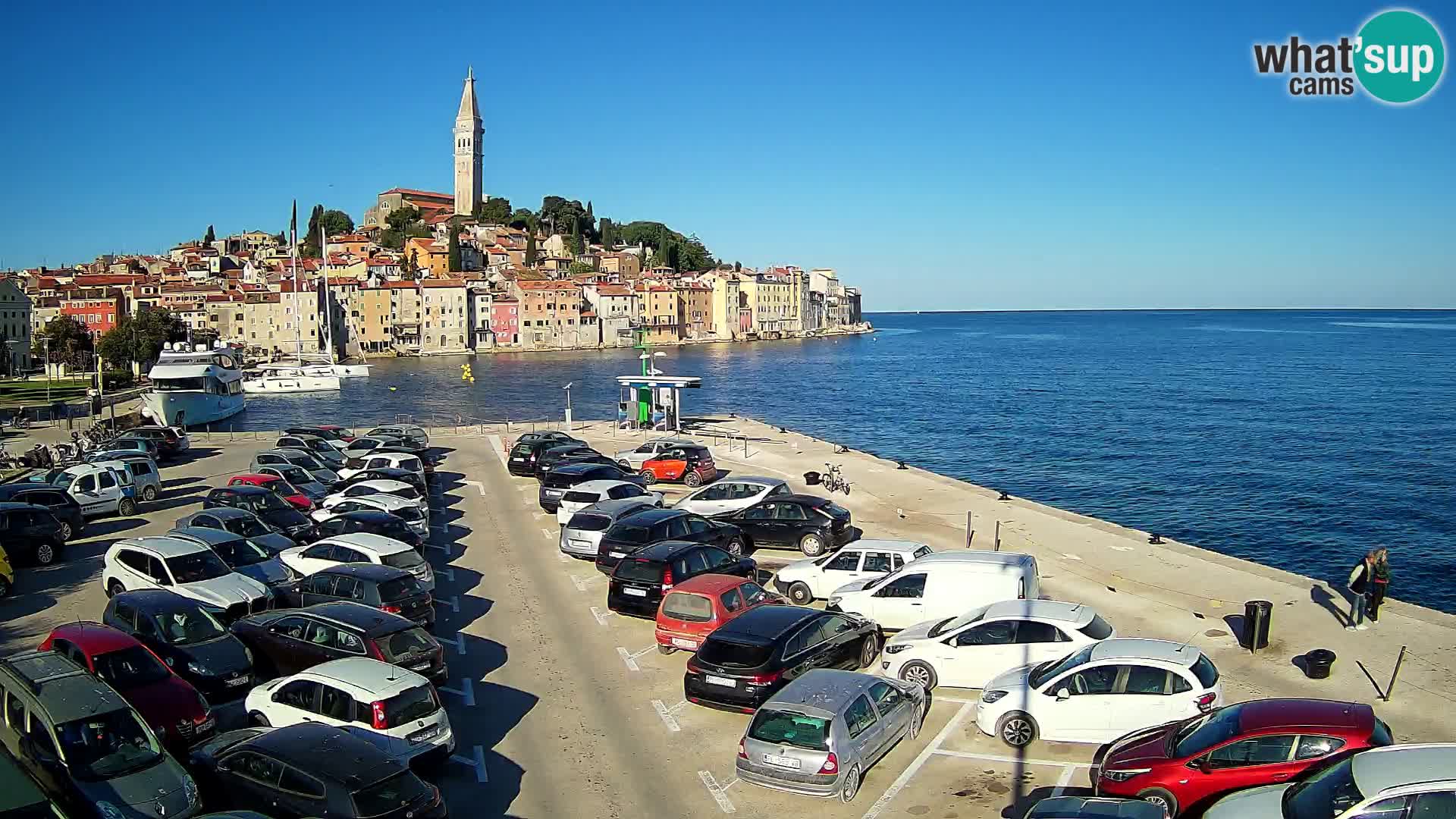 Webcam Rovinj panorama de la ciudad | Istria