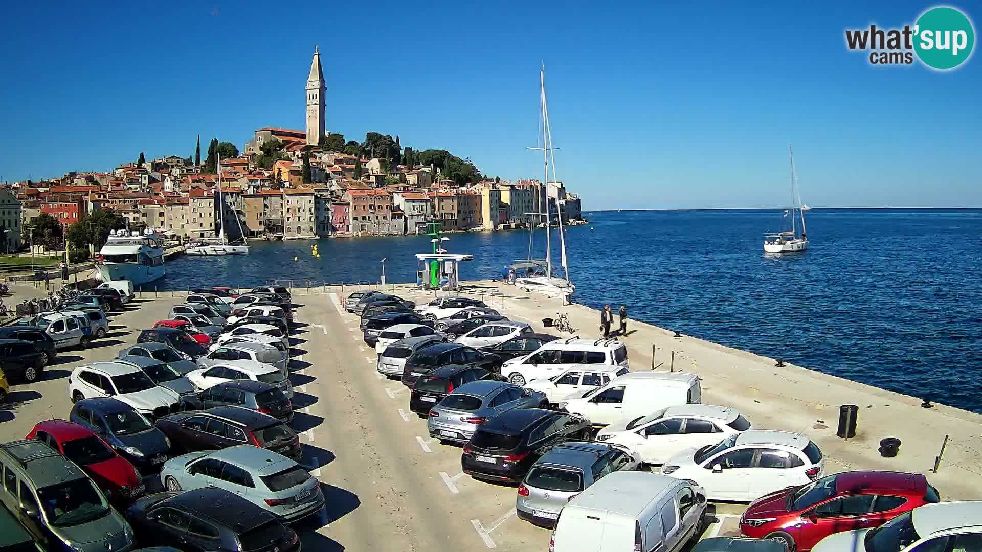 Web kamera Rovinj panorama grada
