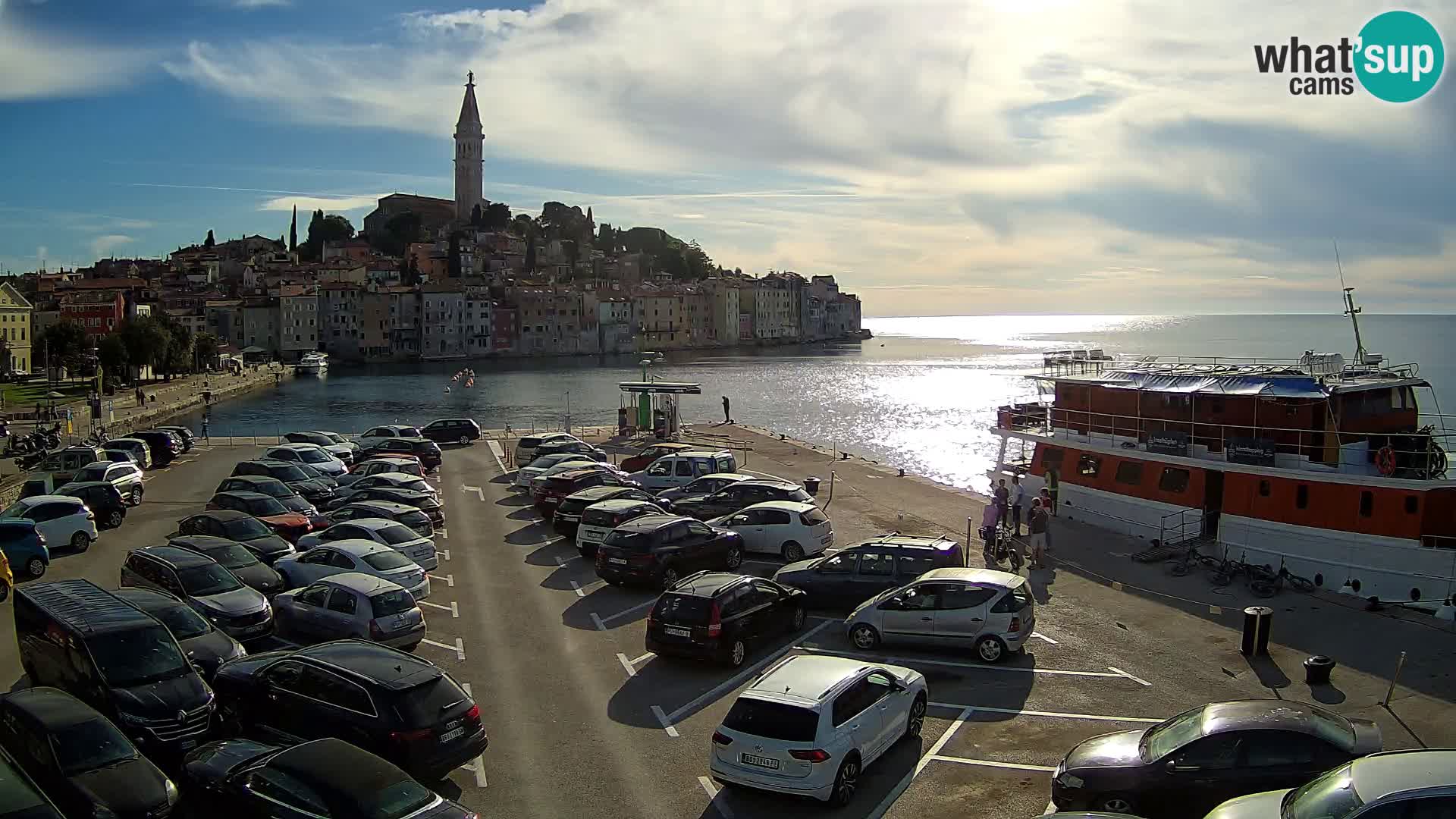 Web kamera Rovinj panorama grada