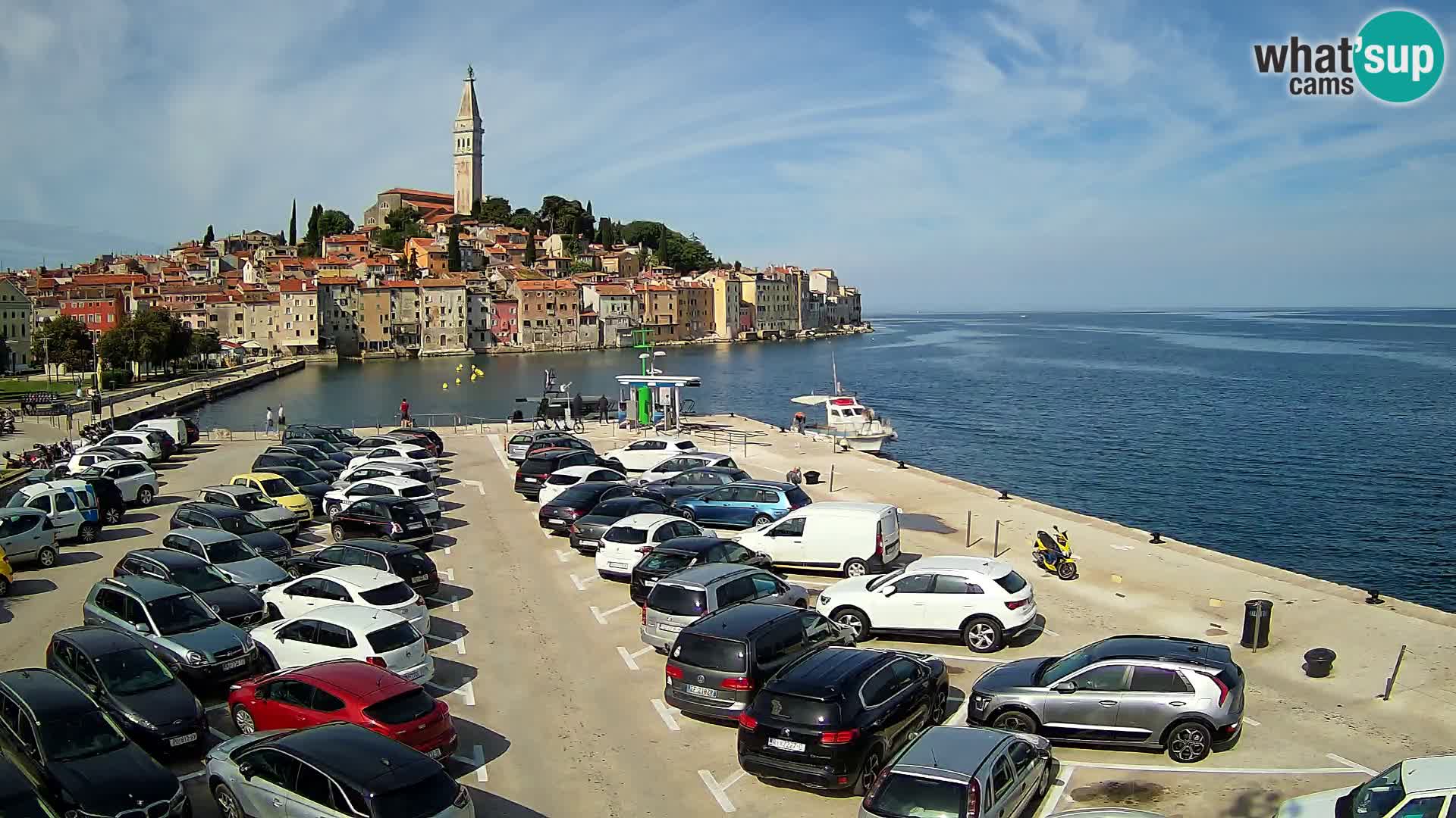 Webcam Rovinj panorama de la ciudad | Istria