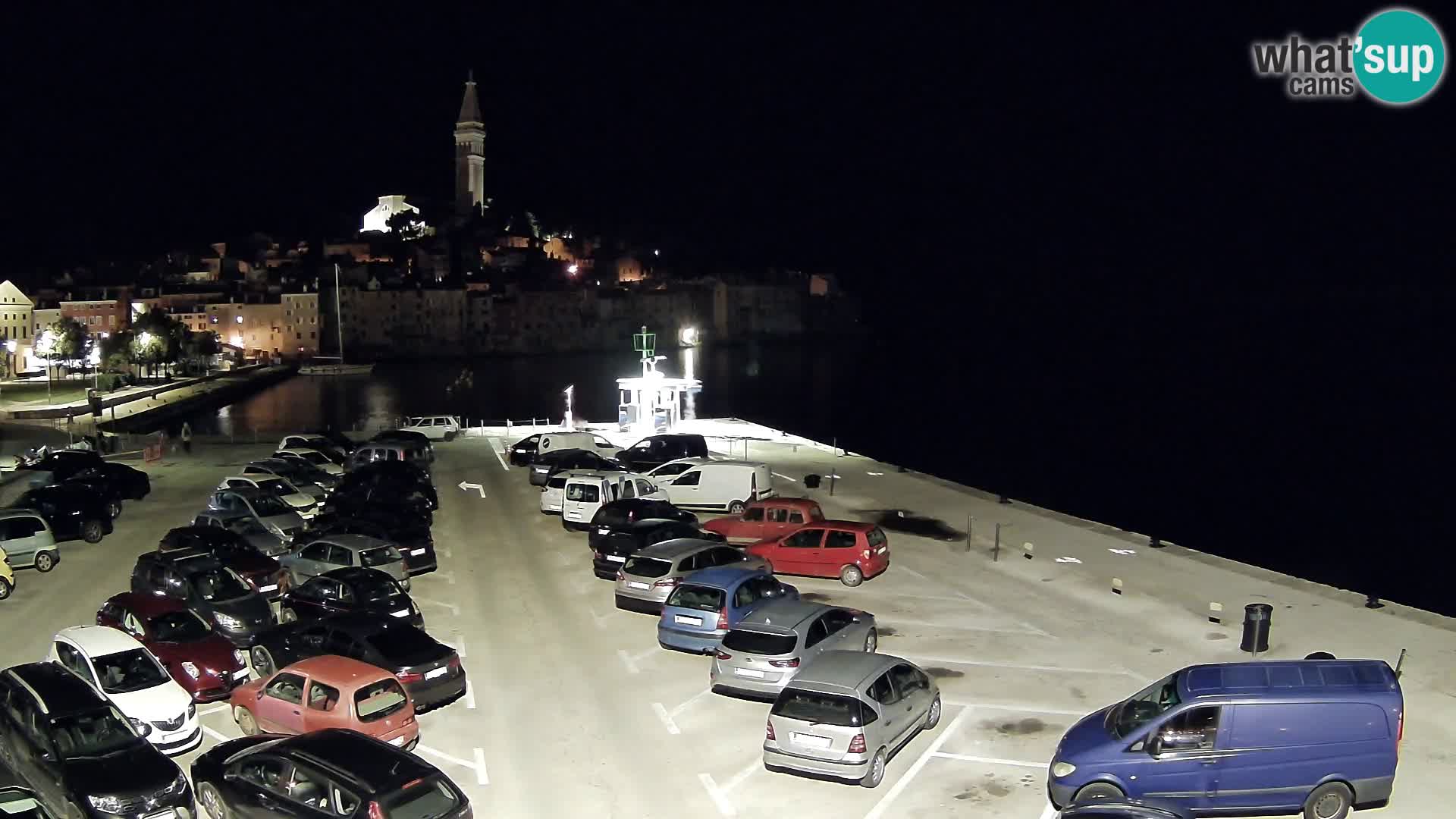 Web kamera Rovinj panorama grada