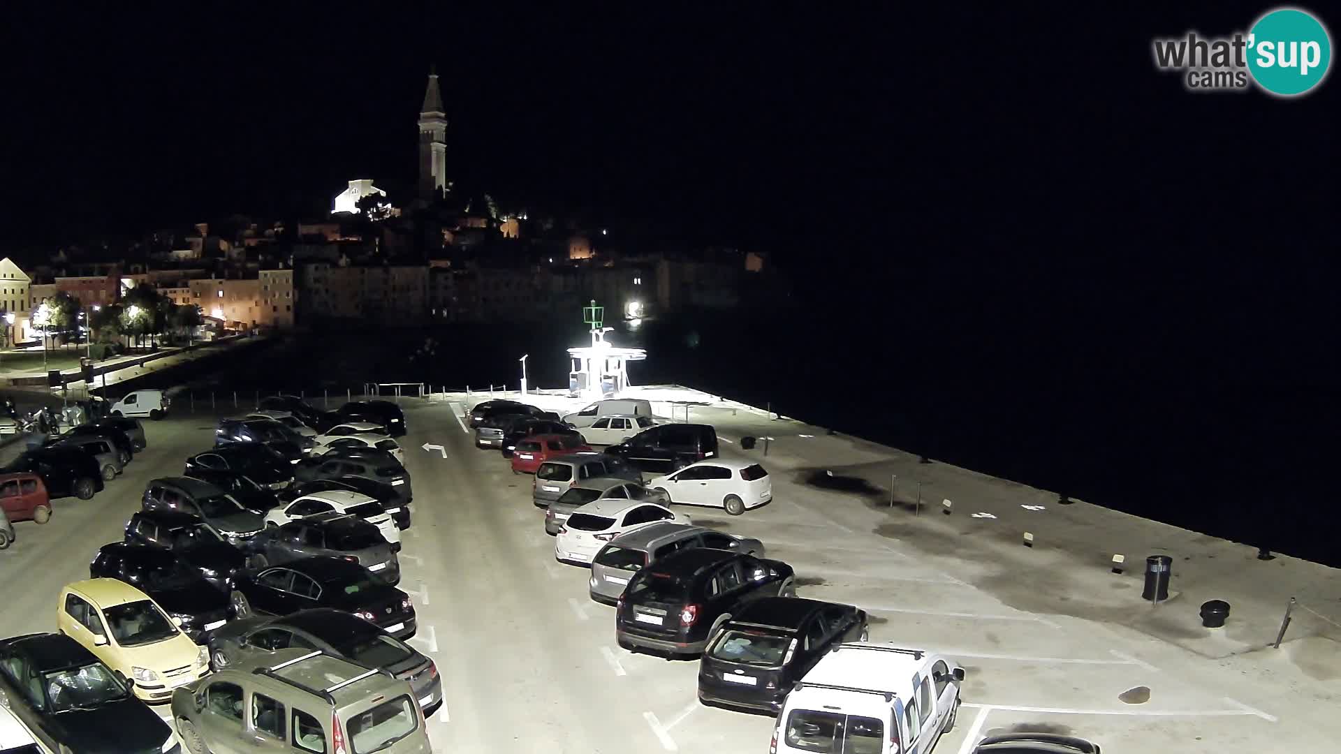 Webcam live Rovinj panorama de la ville | Istrie
