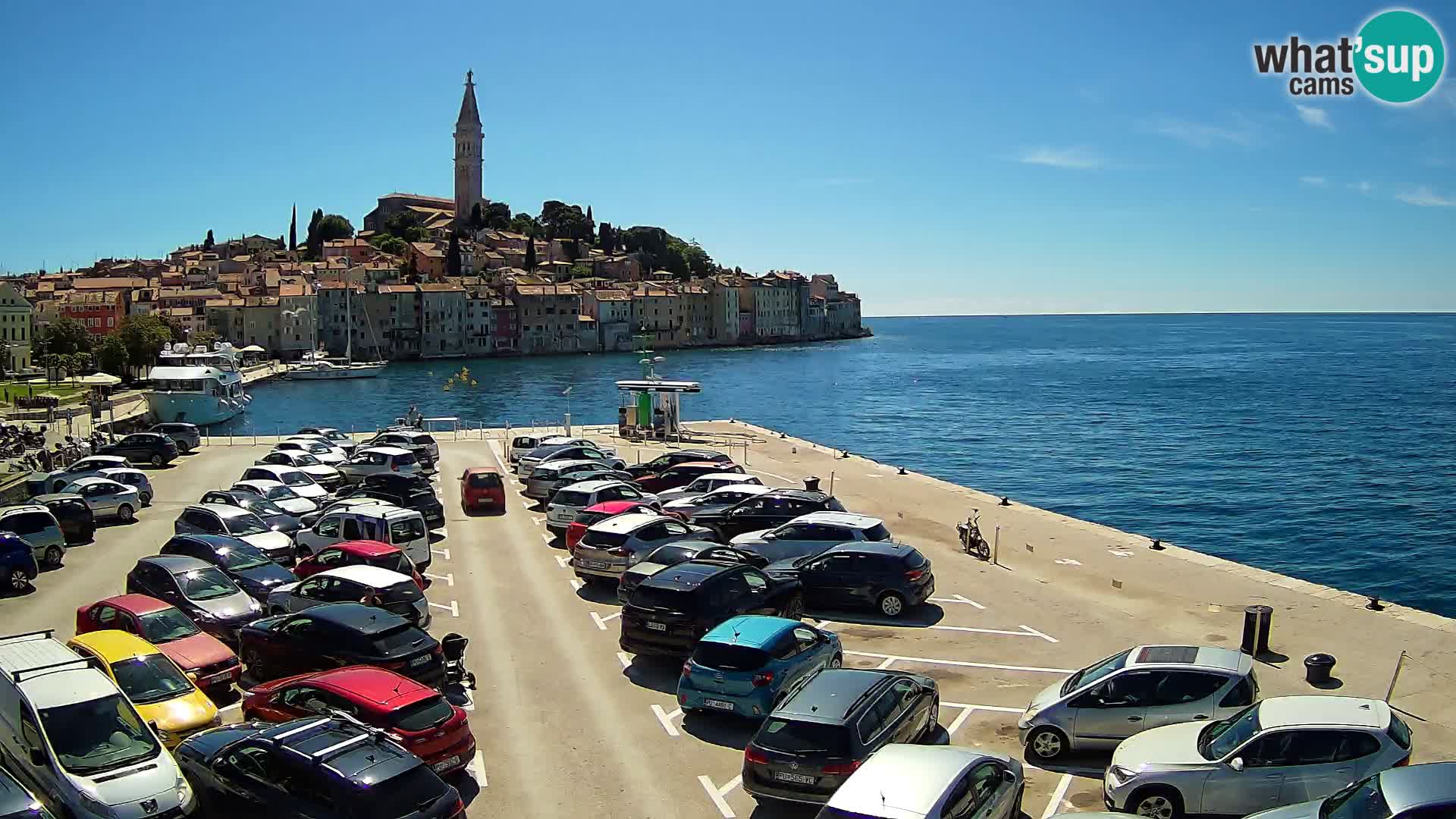 Webcam Rovinj panorama de la ciudad | Istria