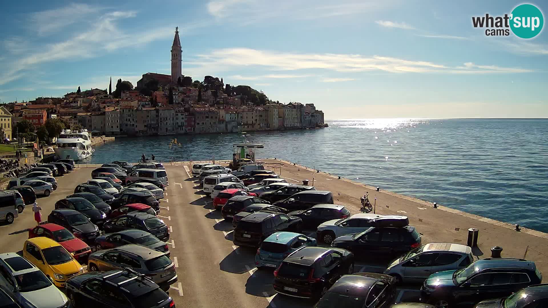 Webcam Rovinj panorama de la ciudad | Istria