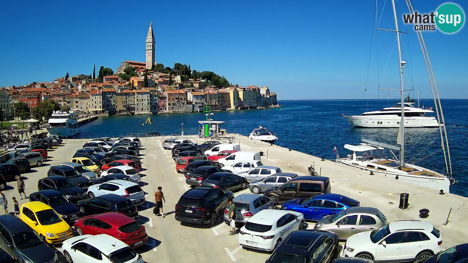 Webcam Rovinj panorama de la ciudad | Istria