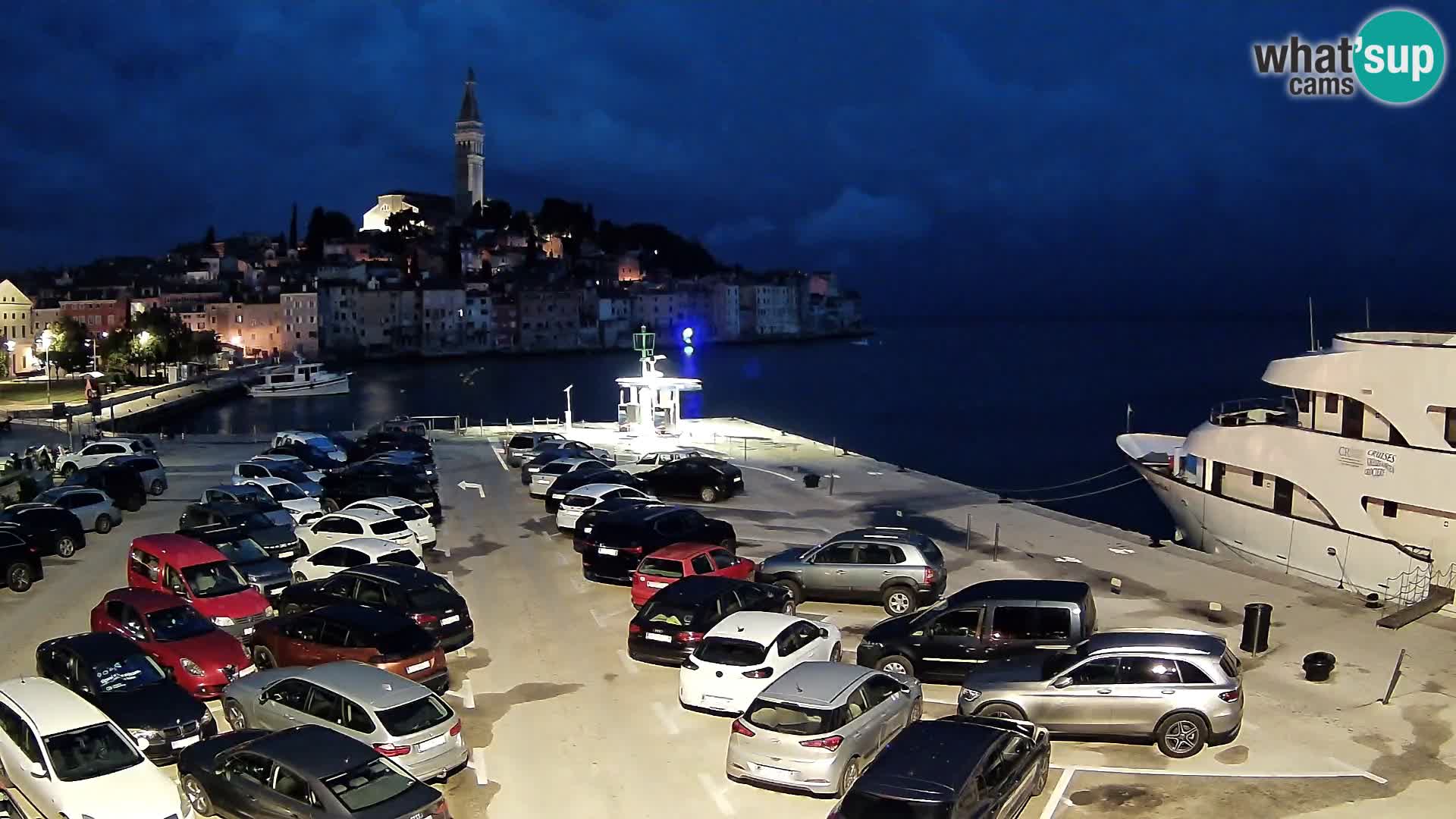 Web kamera Rovinj panorama grada