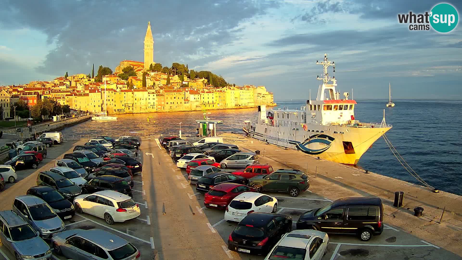 Webcam Rovinj panorama de la ciudad | Istria