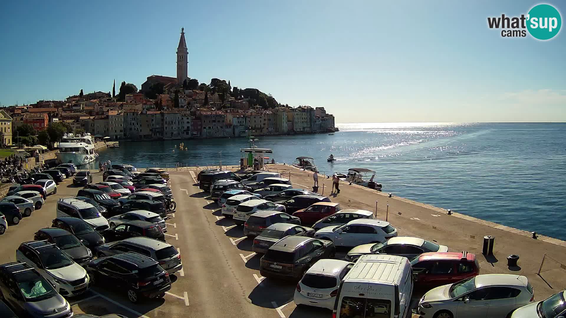 Webcam Rovinj panorama de la ciudad | Istria