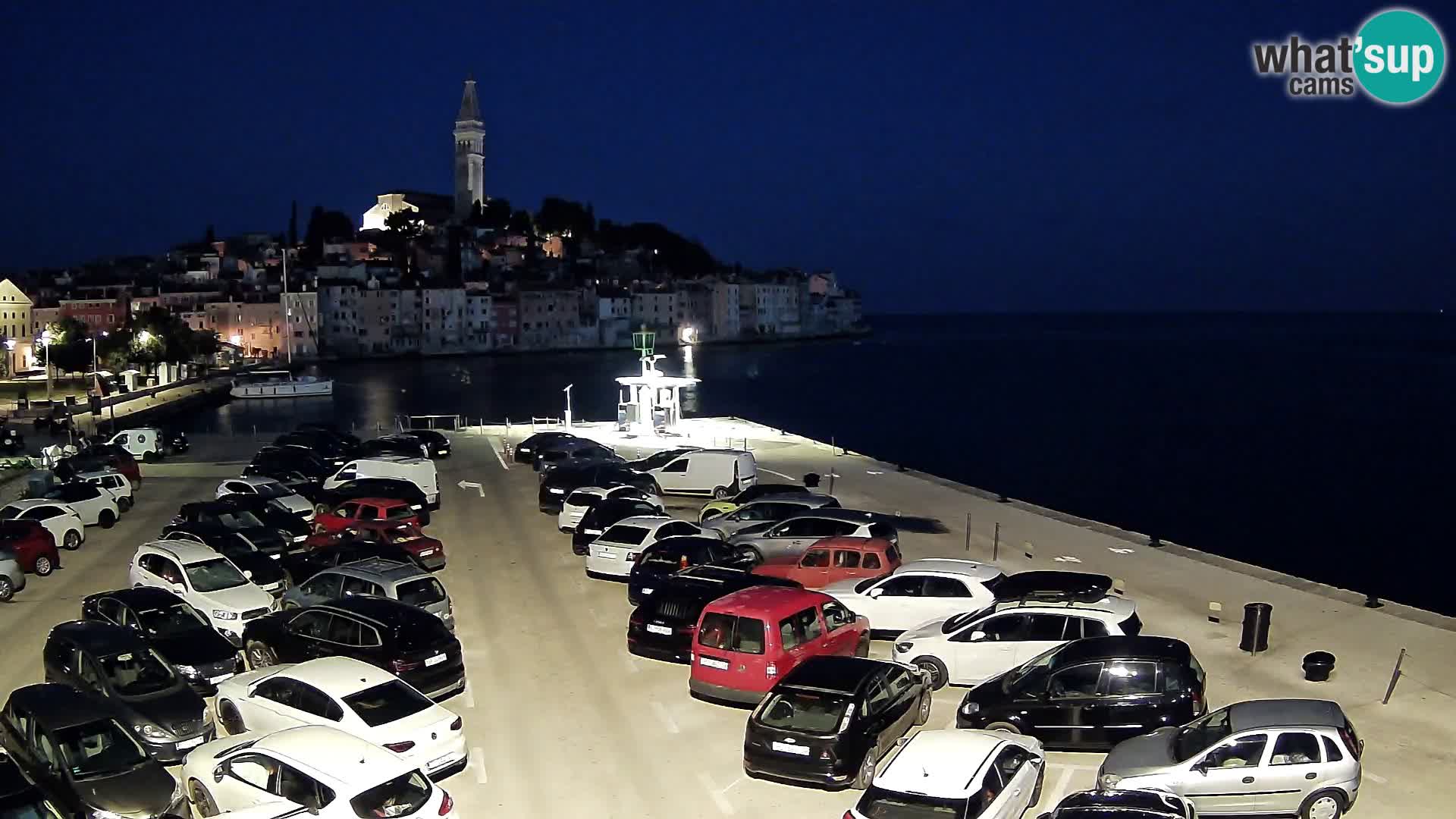 Webcam live Rovinj panorama de la ville | Istrie