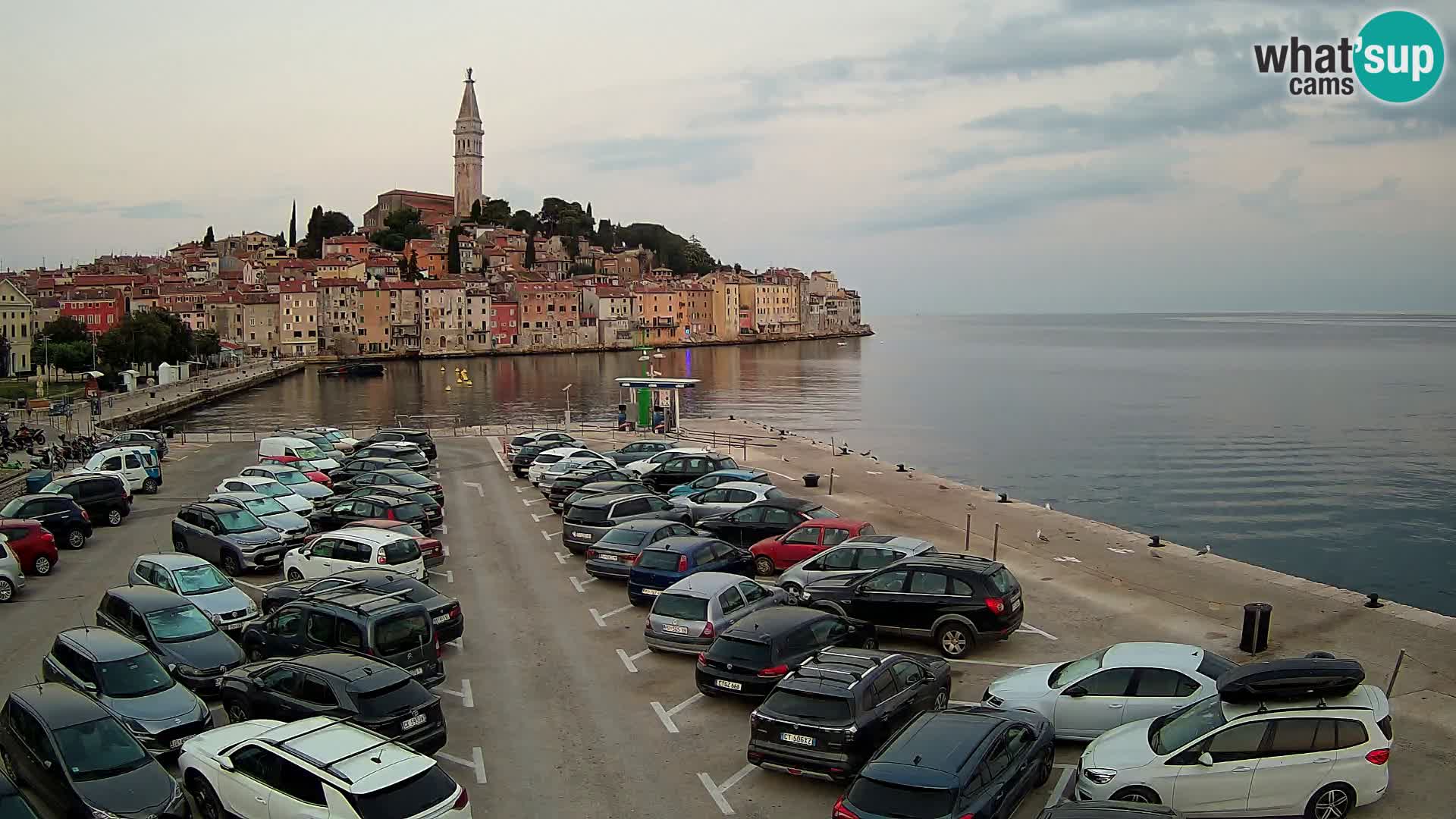Web kamera Rovinj panorama grada
