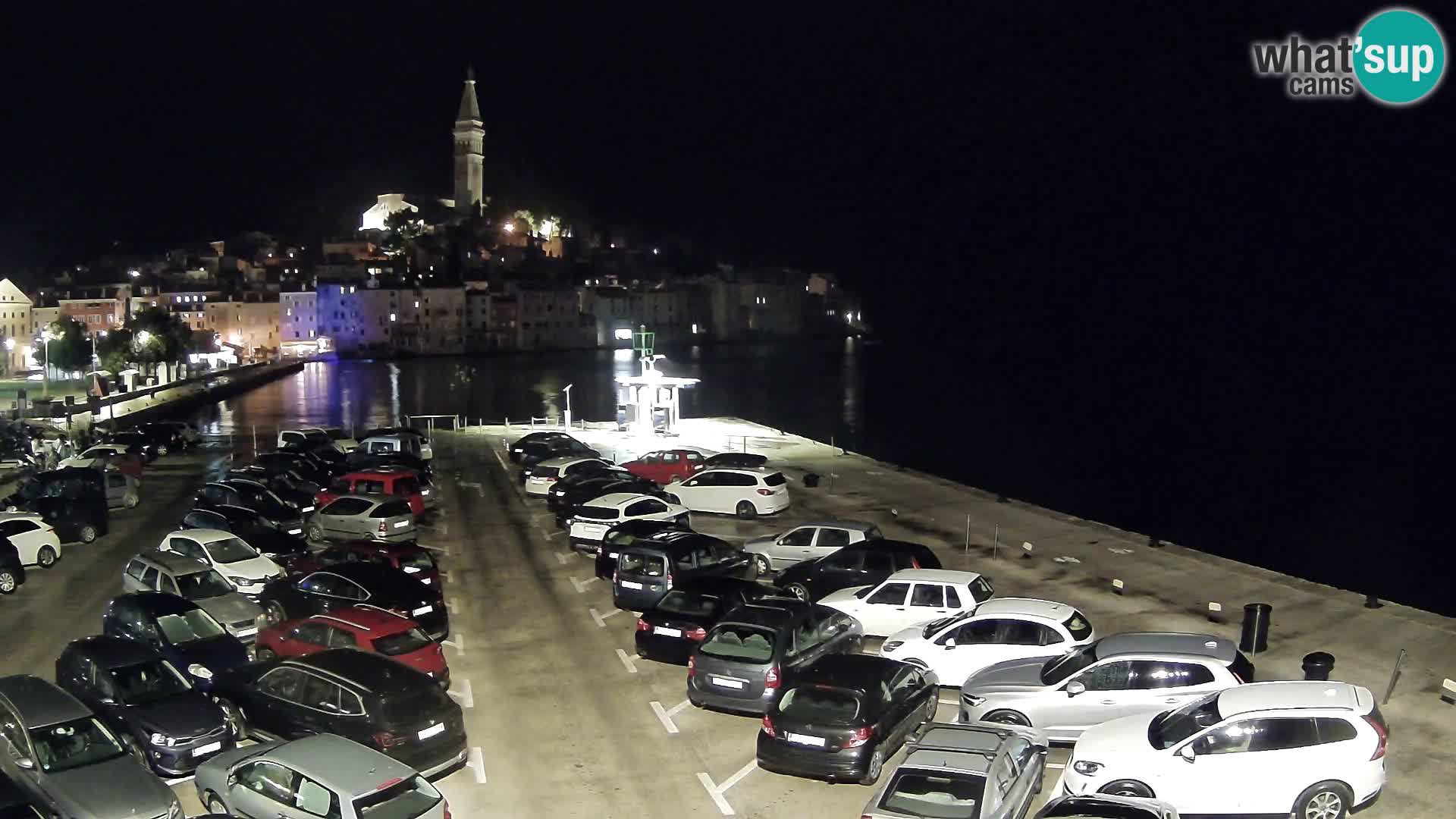 Spletna kamera Rovinj panorama mesta | Istra