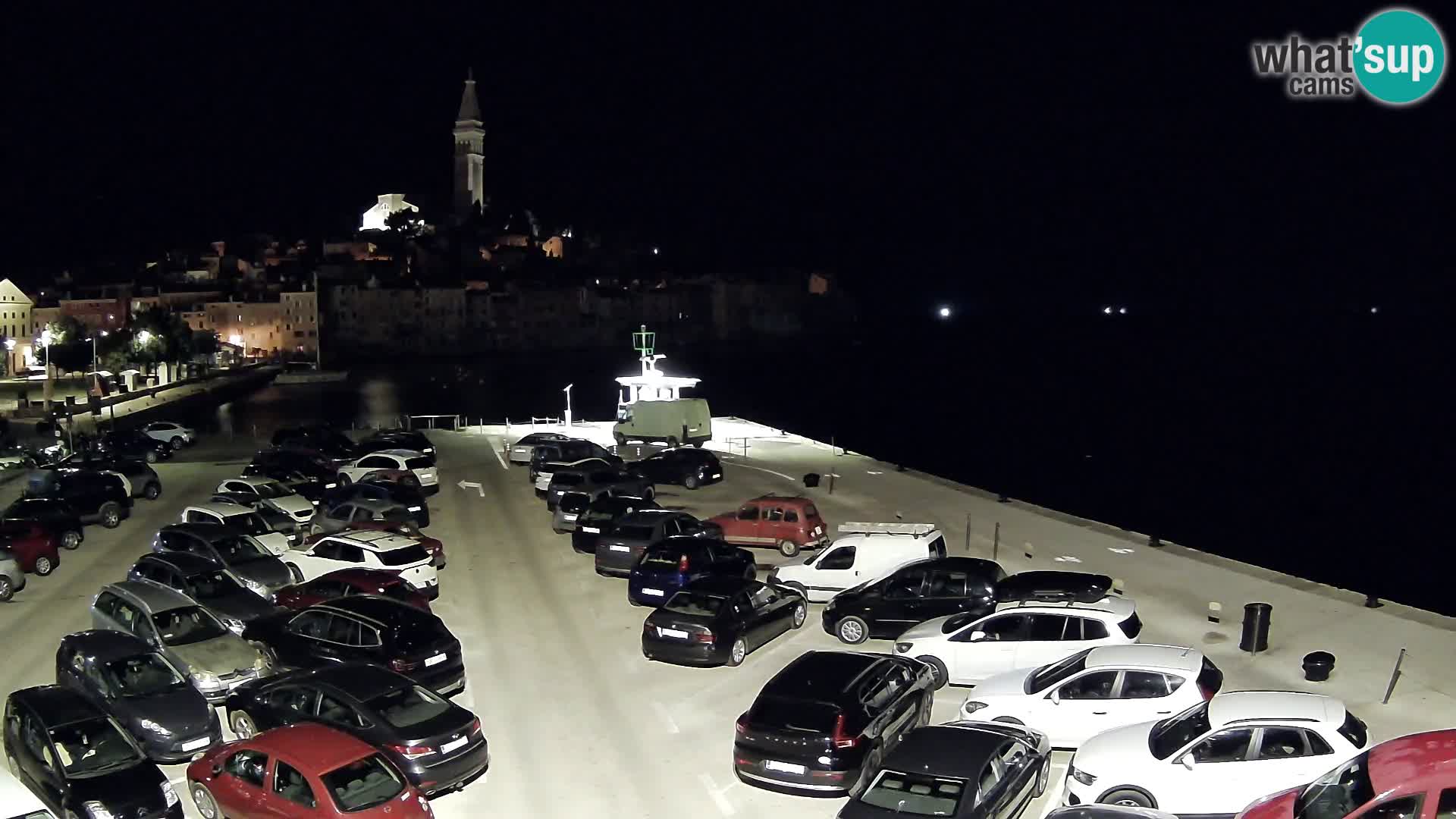 Webcam live Rovinj panorama de la ville | Istrie