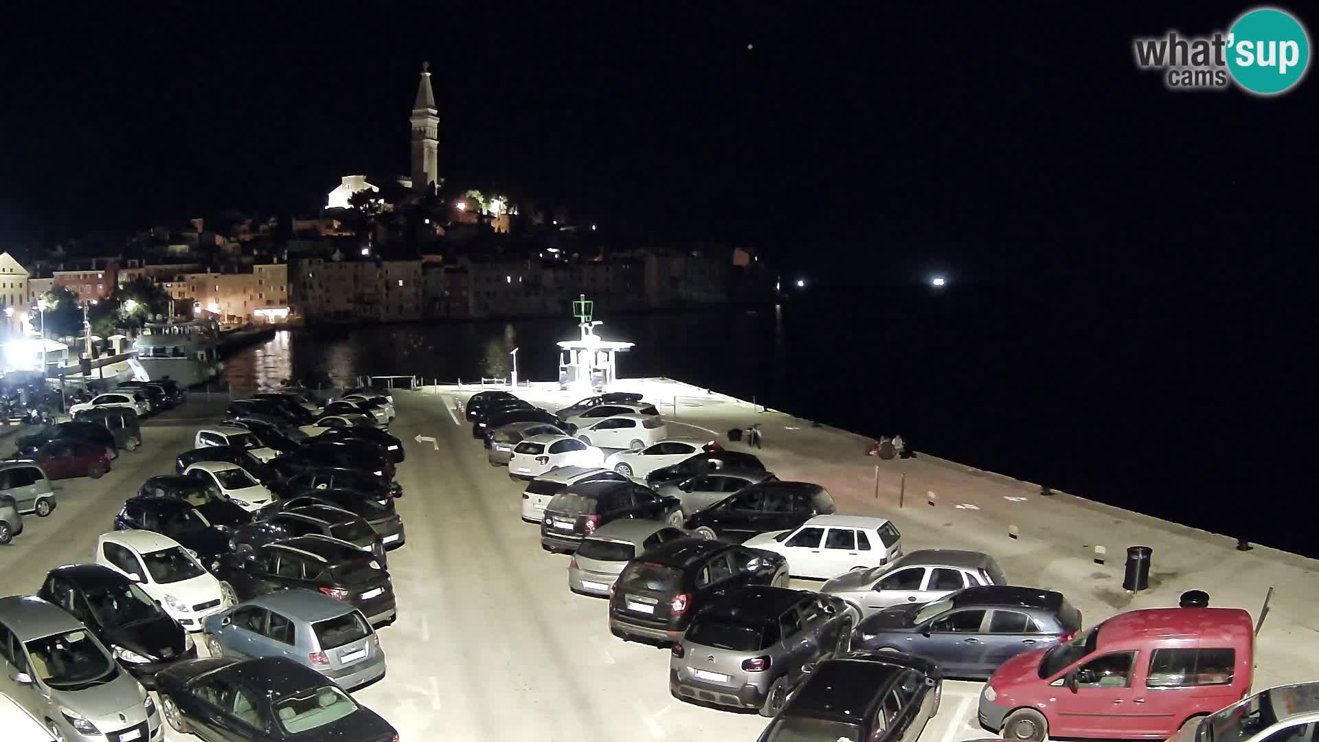 Spletna kamera Rovinj panorama mesta | Istra
