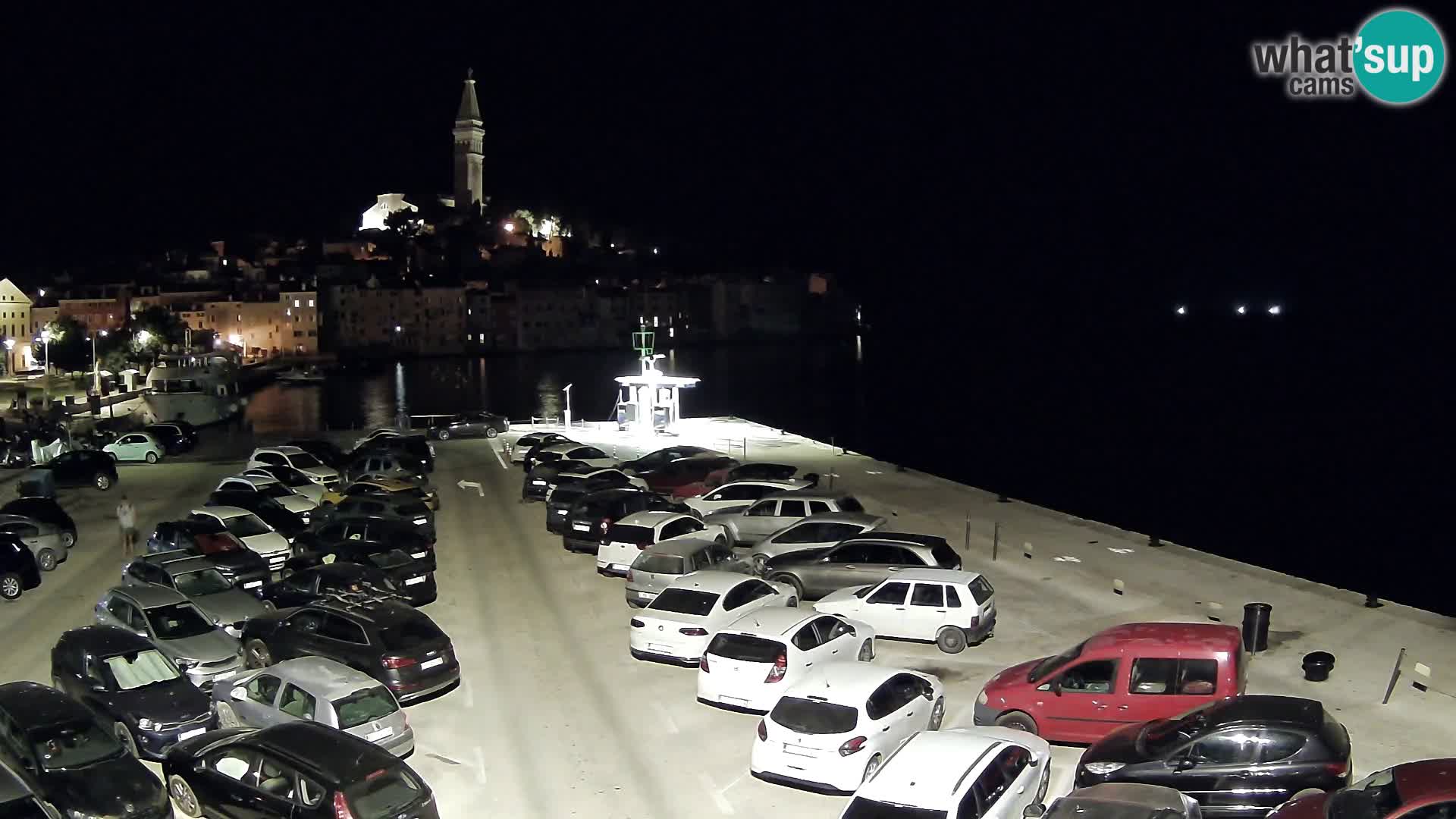 Spletna kamera Rovinj panorama mesta | Istra