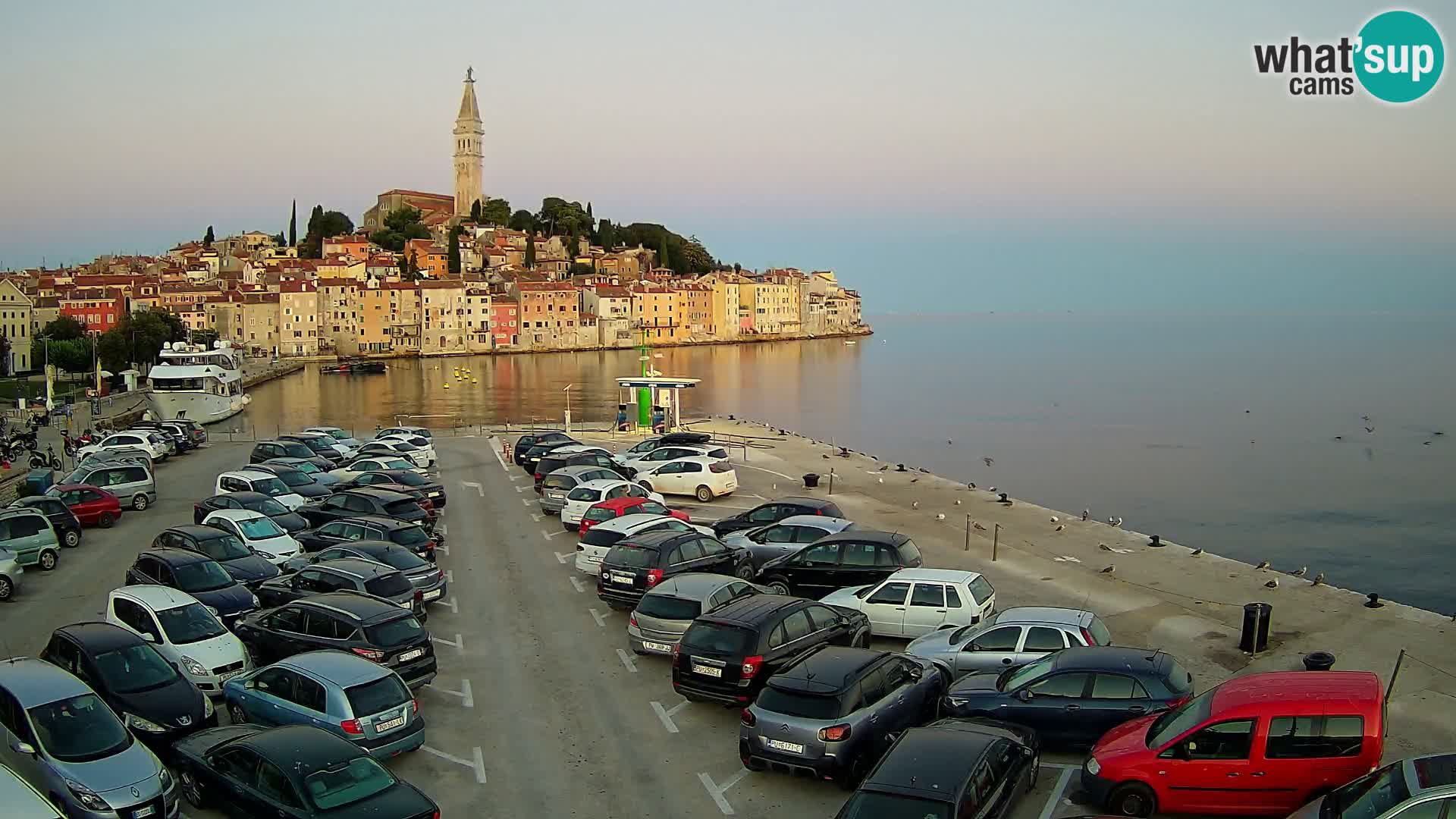 Web kamera Rovinj panorama grada