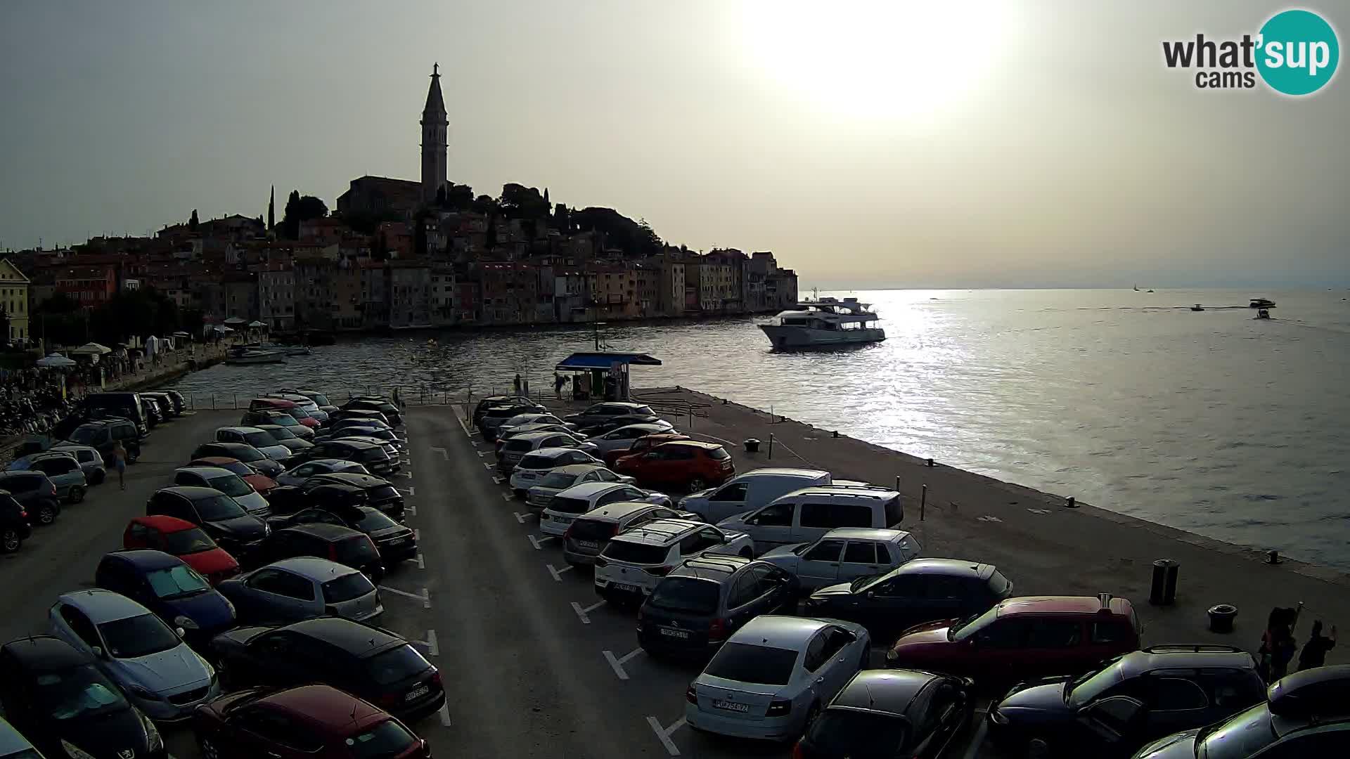 Webcam live Rovinj panorama de la ville | Istrie