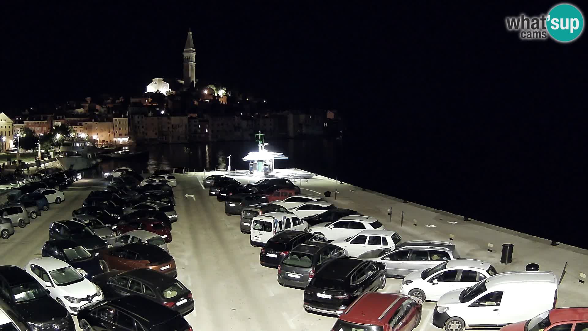 Spletna kamera Rovinj panorama mesta | Istra