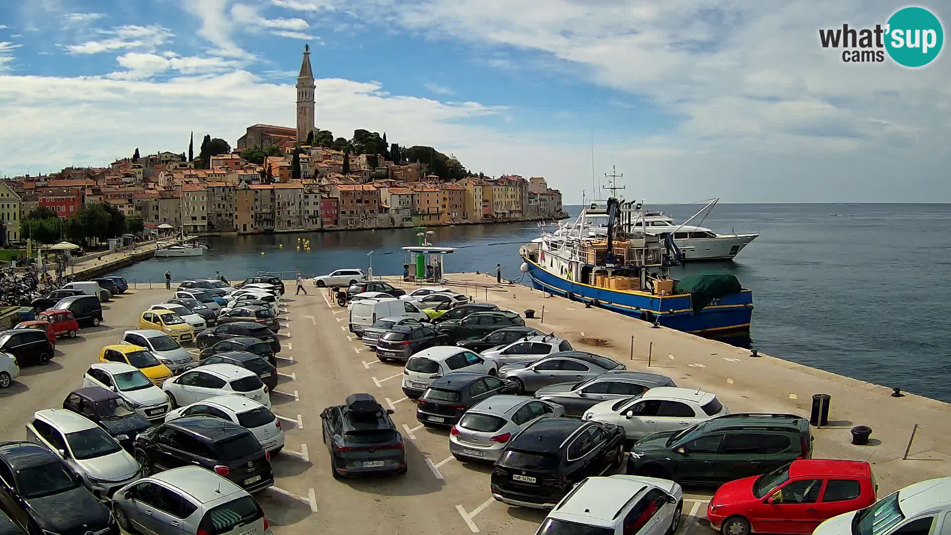 Webcam Rovinj panorama de la ciudad | Istria