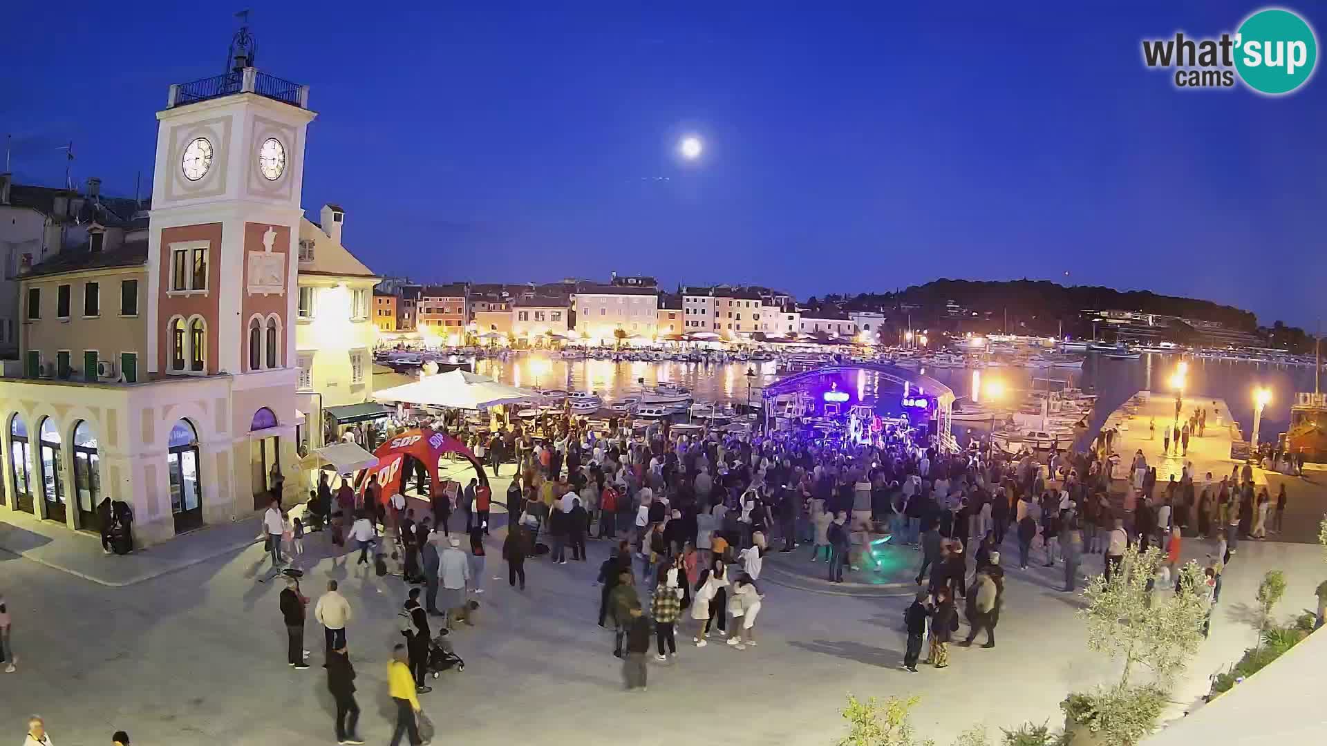 Rovinj live cam – the main square