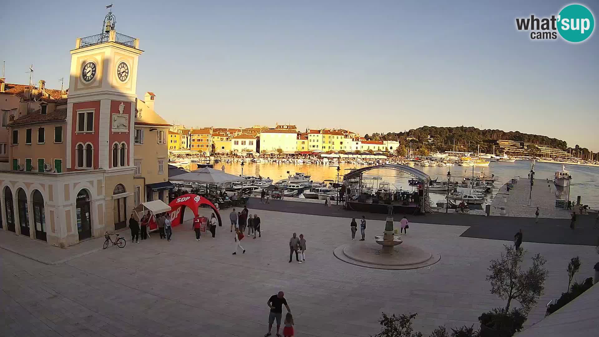 Rovinj live cam – the main square