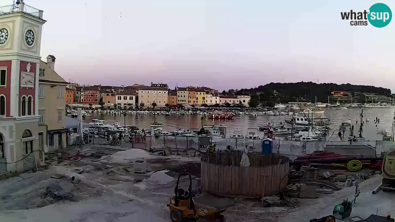 Rovinj – Rovigno LIVE cam Piazza centrale – Istria – Croazia