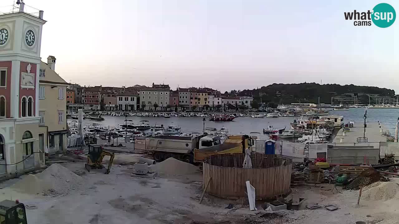 Rovinj – Rovigno LIVE cam Piazza centrale – Istria – Croazia