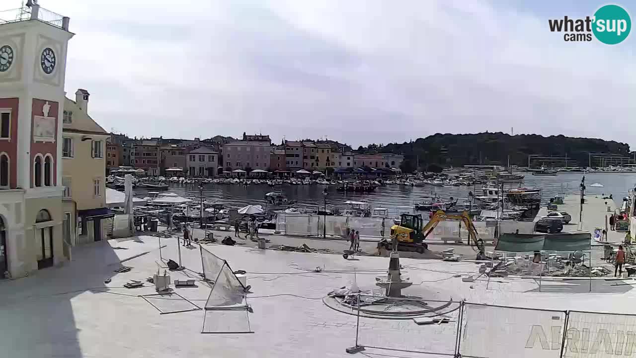 Rovinj live cam – the main square