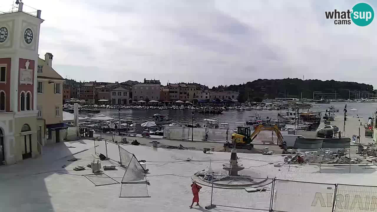 Rovinj – Rovigno LIVE cam Piazza centrale – Istria – Croazia