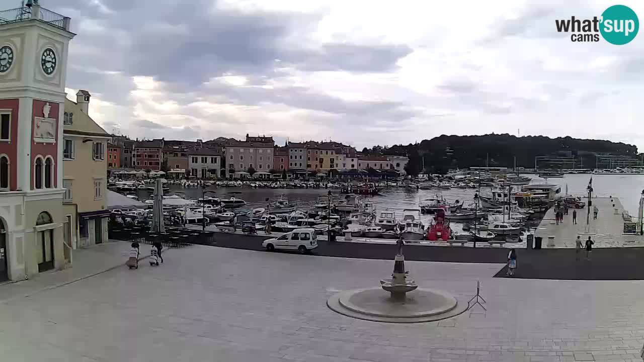 Rovinj spletna kamera trg