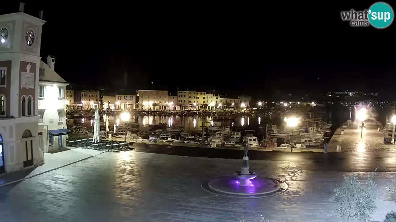 Rovinj – Rovigno LIVE cam Piazza centrale – Istria – Croazia