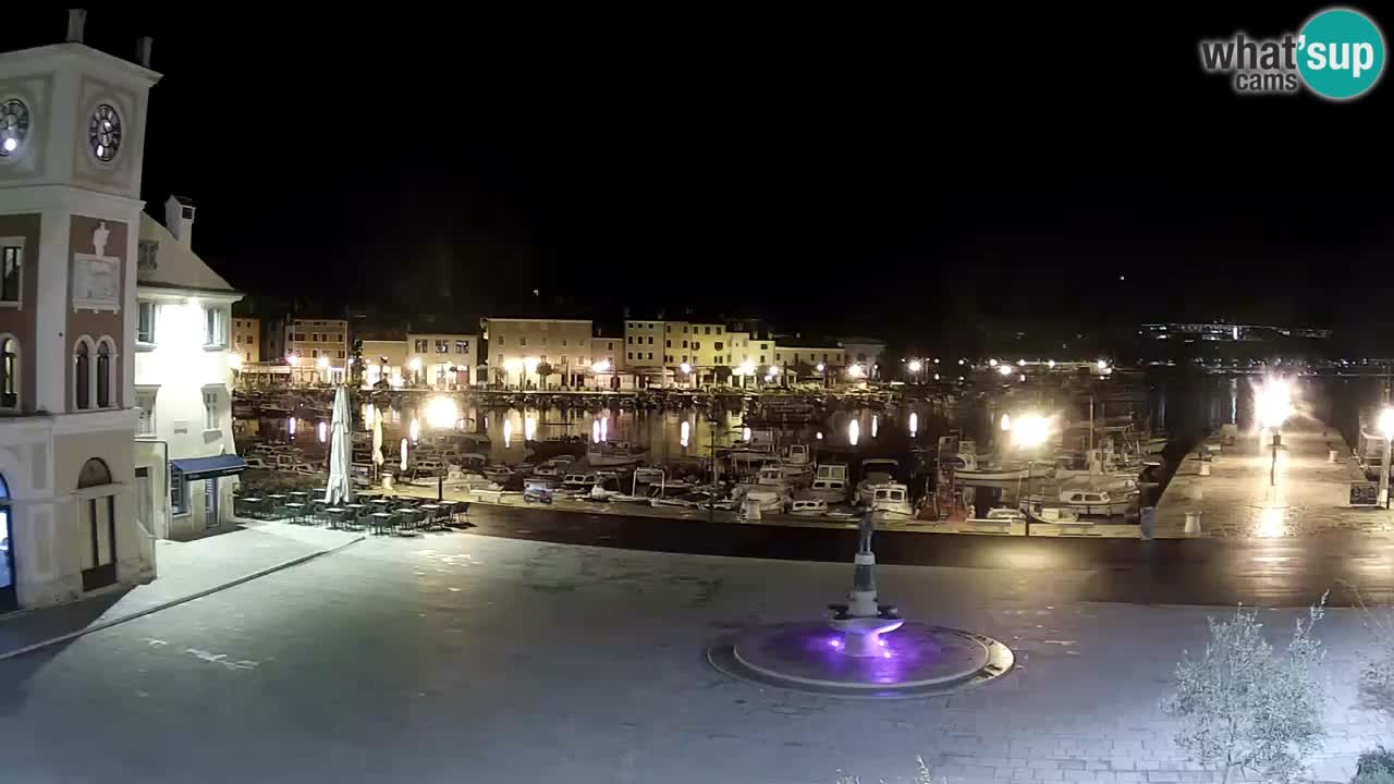 Rovinj live cam – the main square