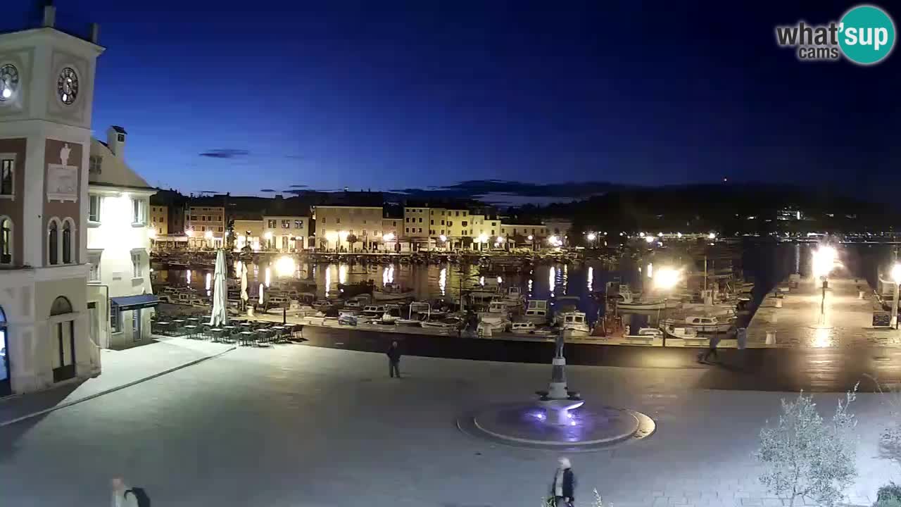 Rovinj live cam – the main square