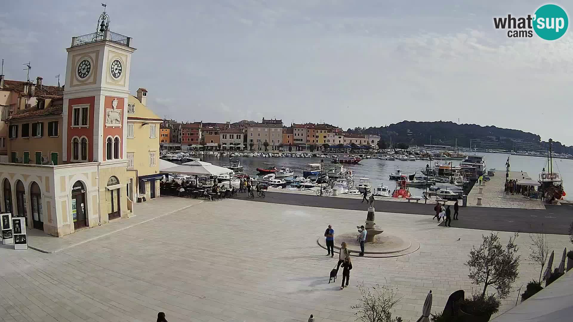 Webcam Rovigno piazza | LIVE cam Piazza centrale Rovigno