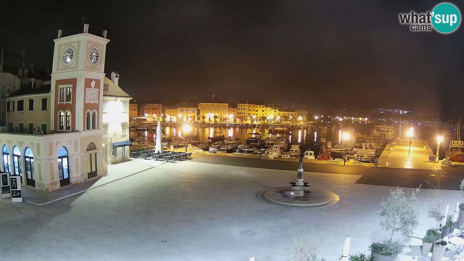 Webcam Rovigno piazza | LIVE cam Piazza centrale Rovigno