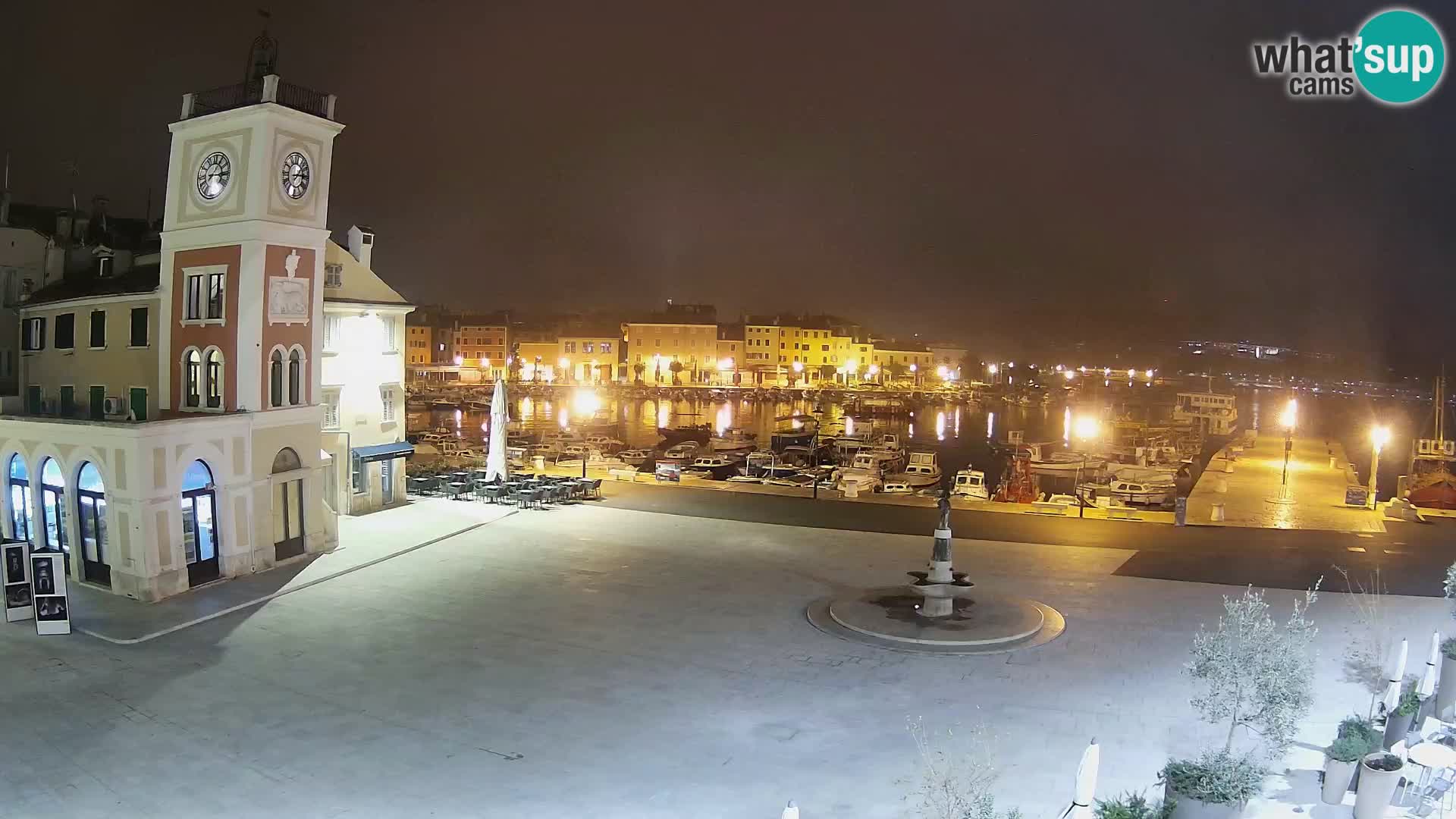 Webcam Rovigno piazza | LIVE cam Piazza centrale Rovigno